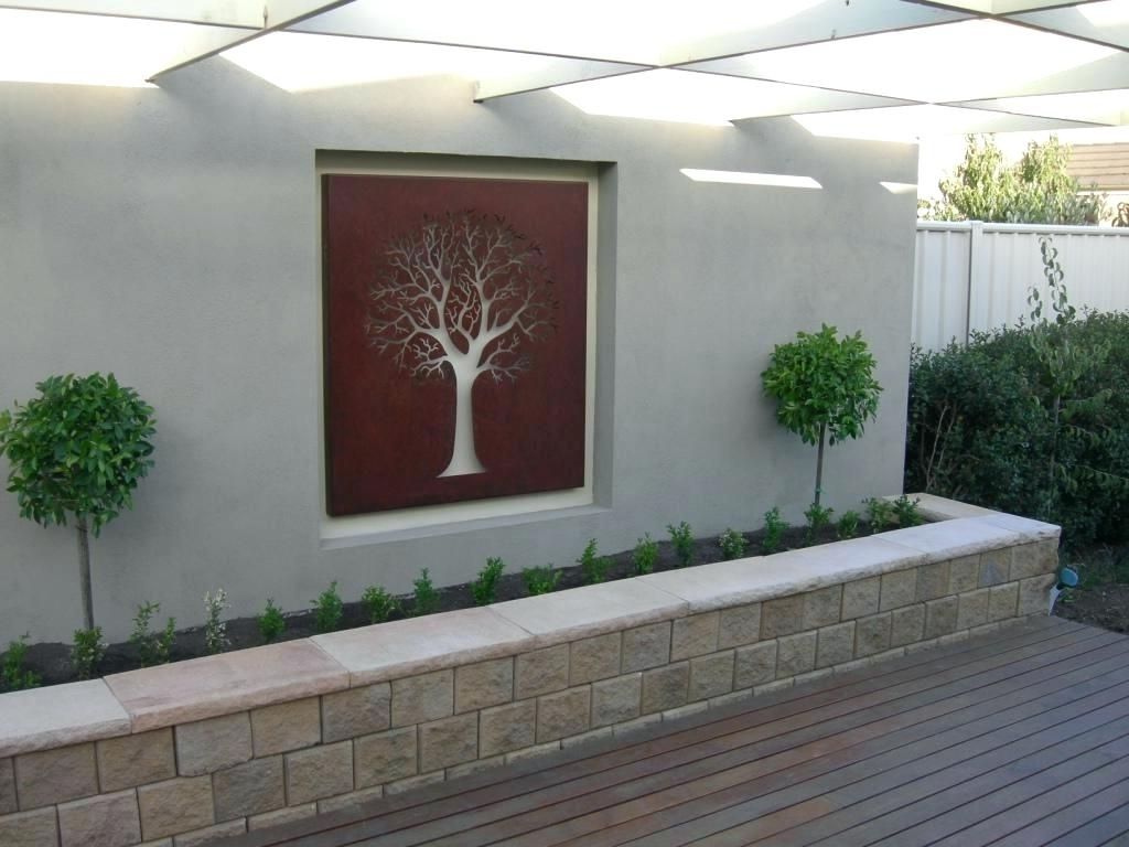 Modern Outdoor Wall Art Pertaining To Trendy Decoration: Modern Outdoor Wall Art (View 4 of 15)