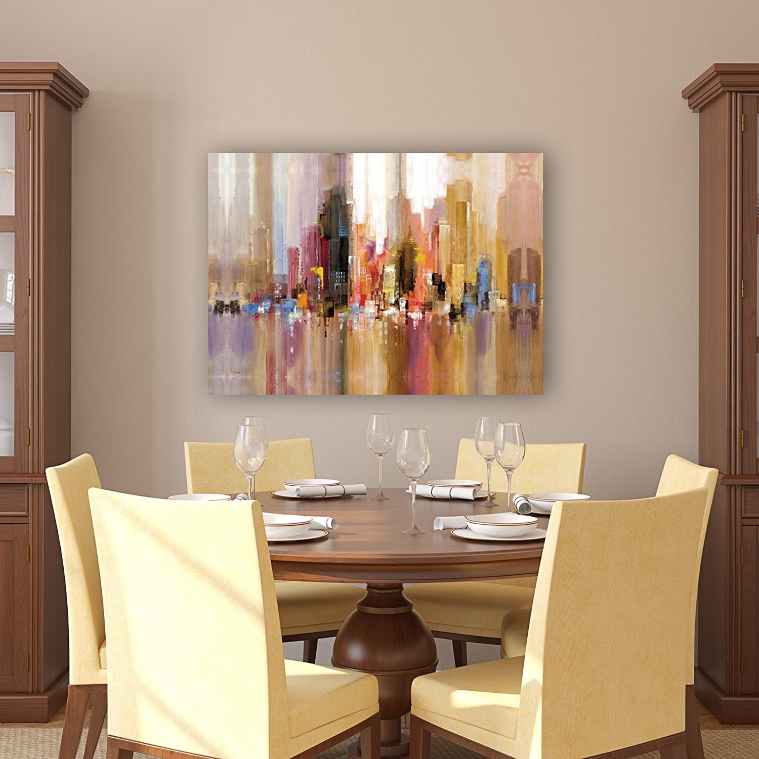 Modern Wall Art For Dining Room With Regard To Fashionable Amazon: Portfolio Canvas Decor Large Printed Canvas Wall Art (Photo 14 of 15)