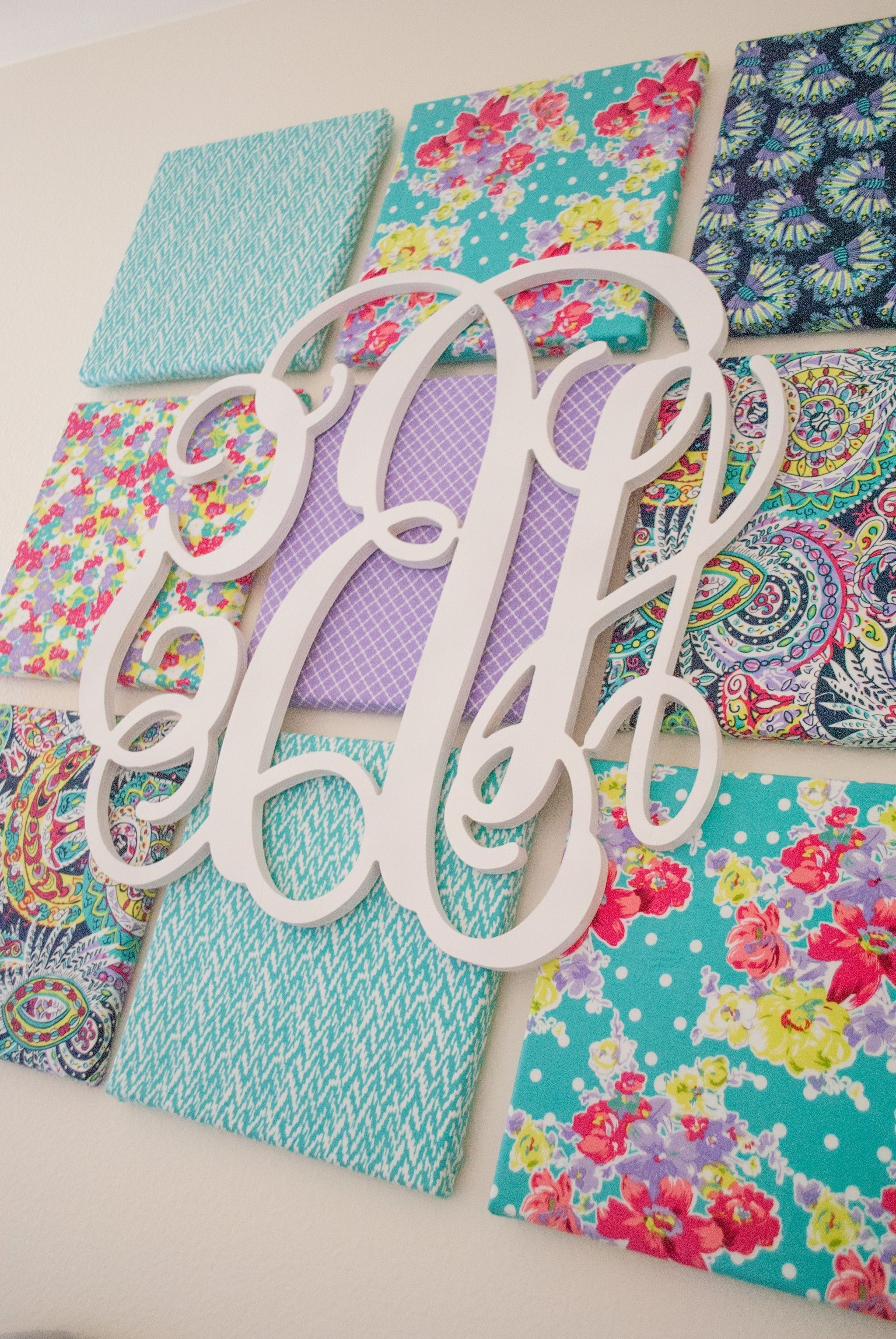 Monogram Wall, Kids Rooms And Monograms (View 6 of 15)