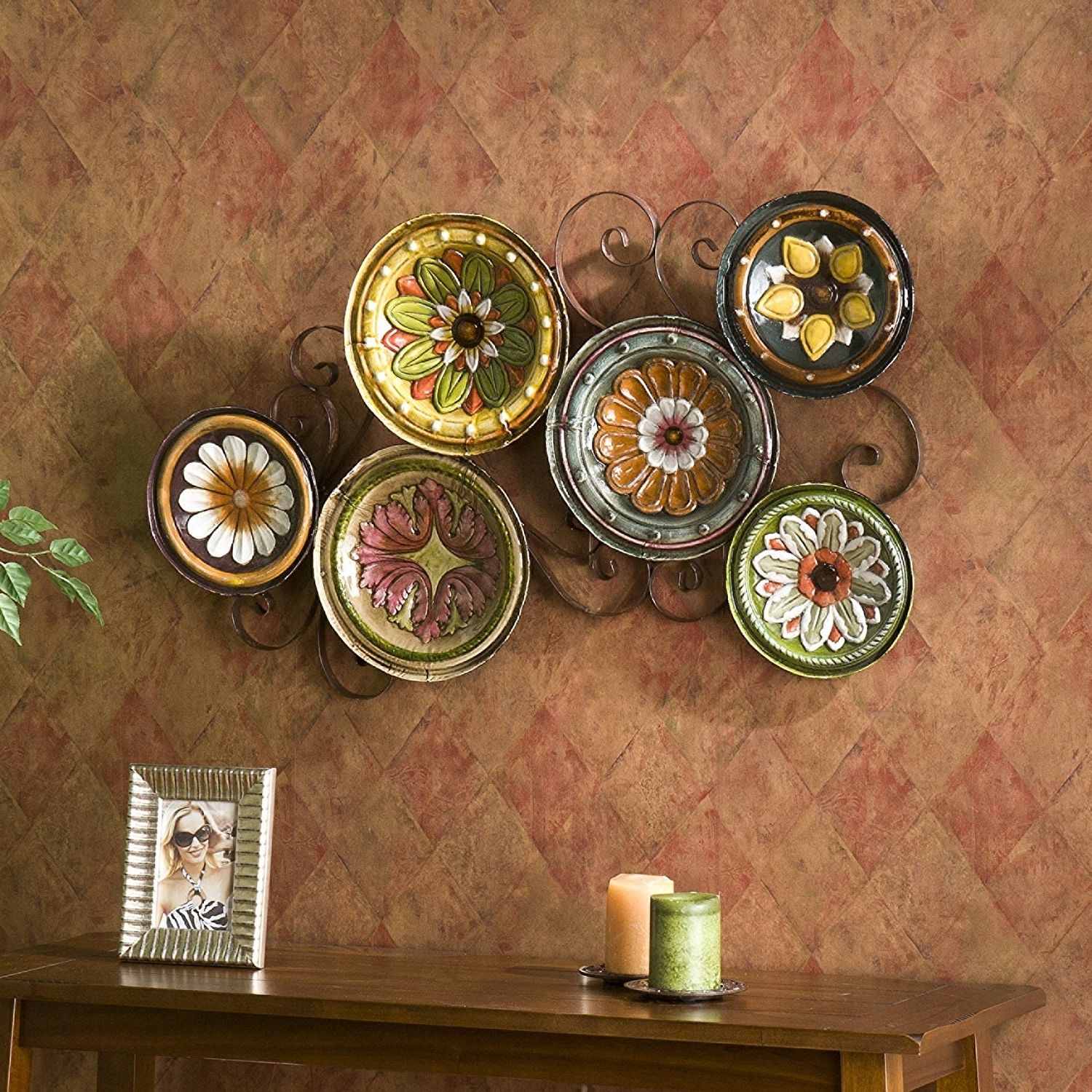 Most Current Amazon: Sei Scattered Italian Plates Wall Art: Wall Sculptures In Italian Plates Wall Art (View 1 of 15)