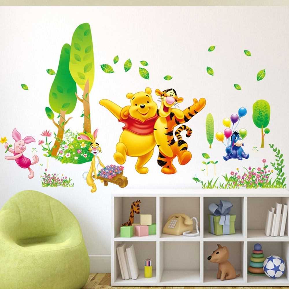 Most Current Decor Winnie The Pooh Wall Decals Kids Bedroom & Baby Nursery Within Winnie The Pooh Wall Art For Nursery (View 11 of 15)