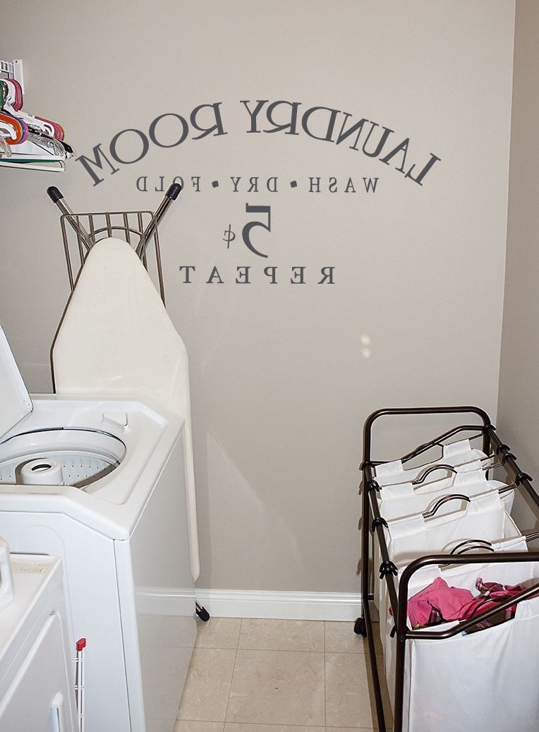 Most Current Laundry Room Wall Art Decors Within Wall Decor For Laundry Room – Creeksideyarns (View 15 of 15)