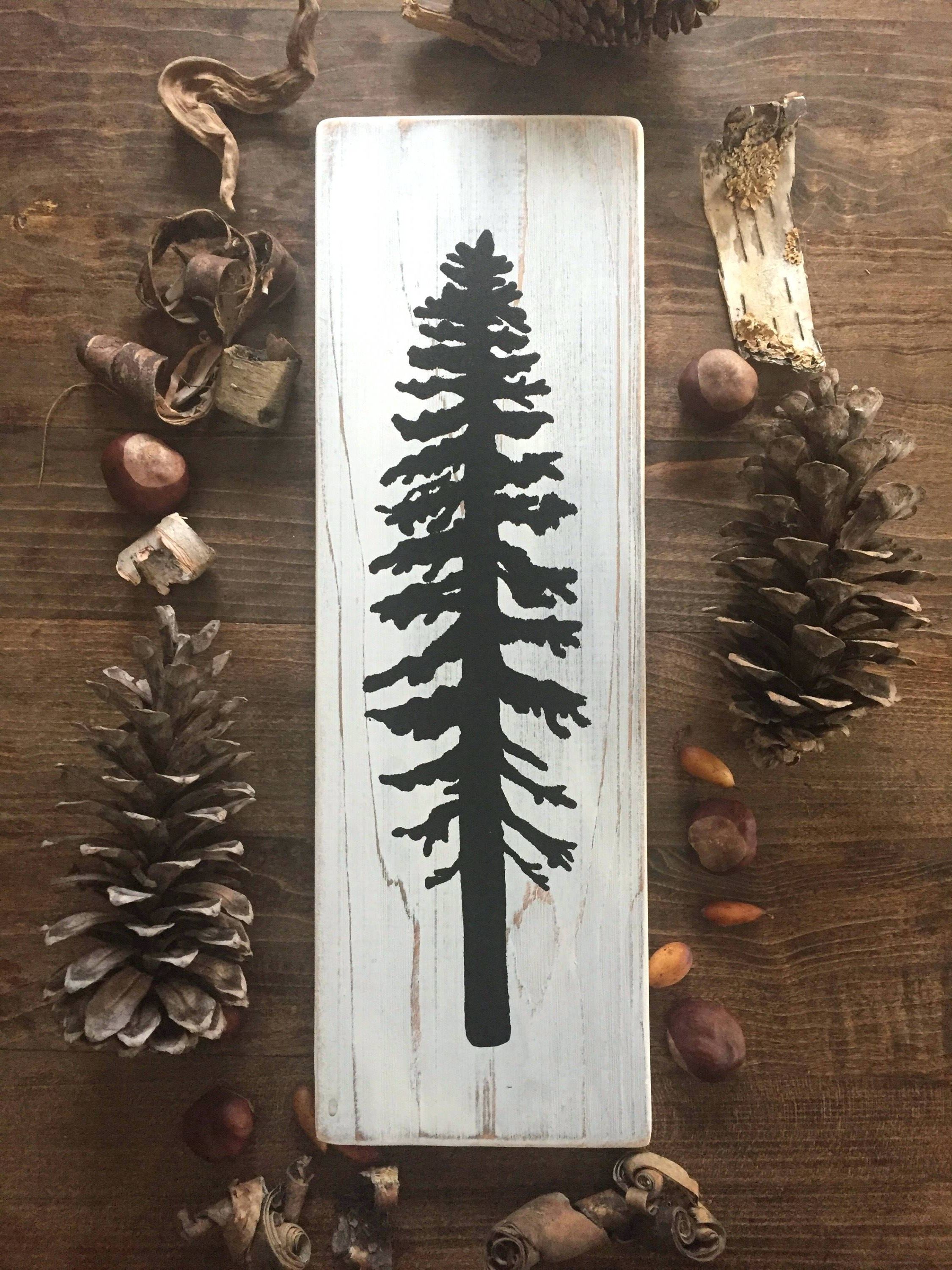 Most Current Wood Pine Tree Wall Decor • Walls Decor In Pine Cone Wall Art (View 8 of 15)