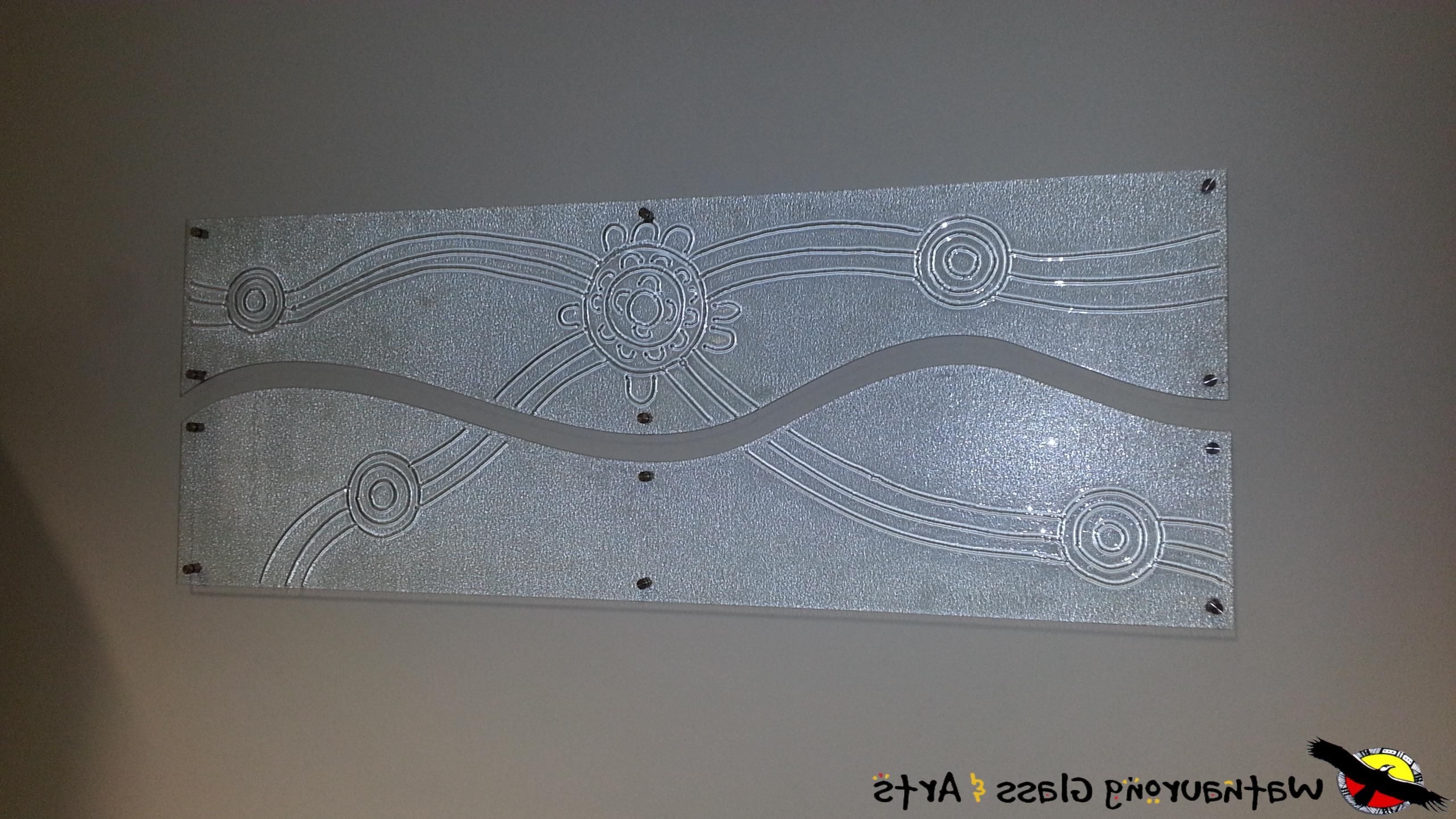 Most Popular Aboriginal Glass Art Panel – Wathaurong Glass With Regard To Glass Wall Art Panels (View 12 of 15)