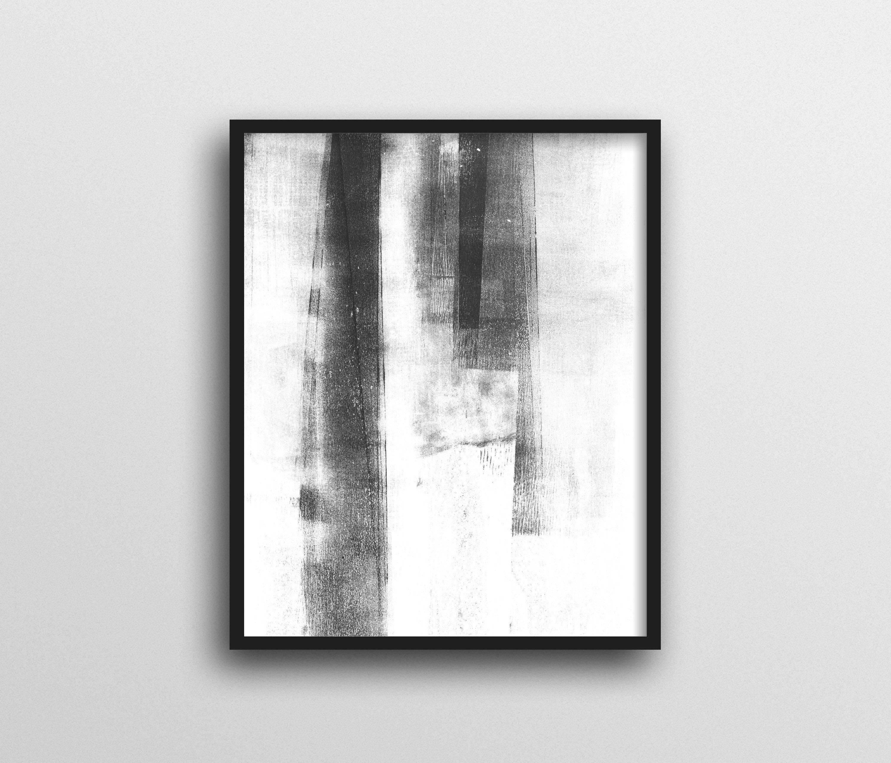 Most Popular Abstract Art, Minimalist Art, Black & White Wall Art, Scandinavian Throughout Black And White Abstract Wall Art (View 4 of 15)