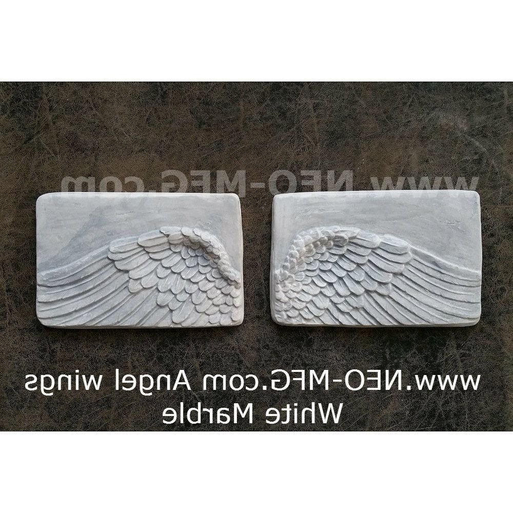 Most Popular Amazon: Angel Wings Wall Art Sculpture Plaque Home Decor Set In Angel Wings Sculpture Plaque Wall Art (View 12 of 15)