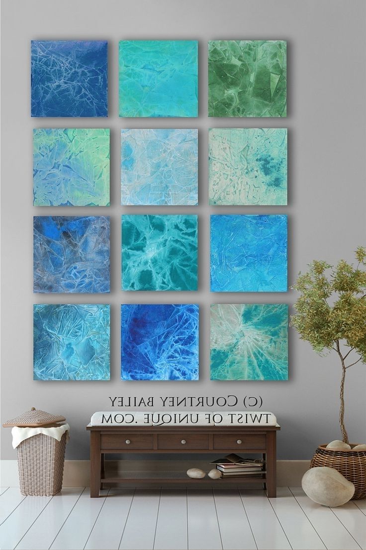 Most Popular Blue Canvas Abstract Wall Art Inside Wall Art: Abstract Wall Art To Decor Your Home Abstract Wall Art (View 10 of 15)