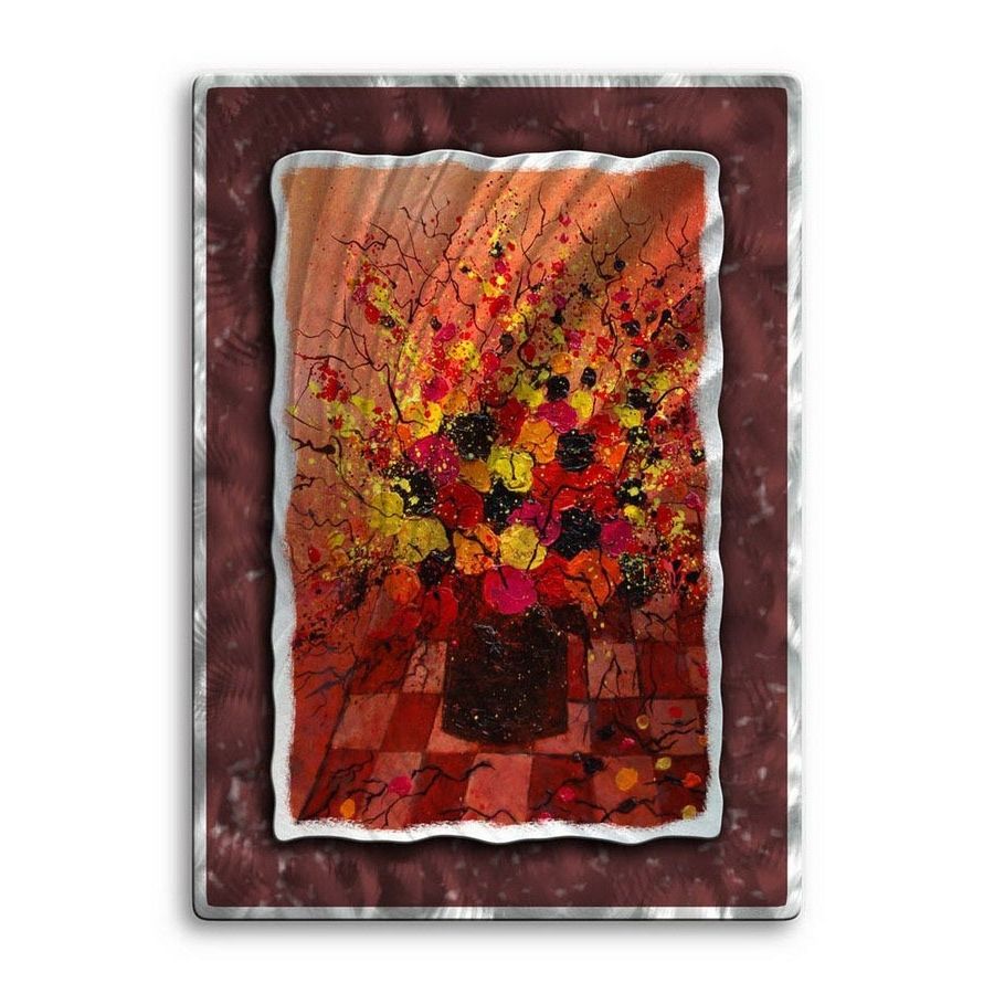 Most Popular Botanical Metal Wall Art Pertaining To Shop All My Walls 23 In W X 32 In H Botanical Metal Wall Art At (View 1 of 15)
