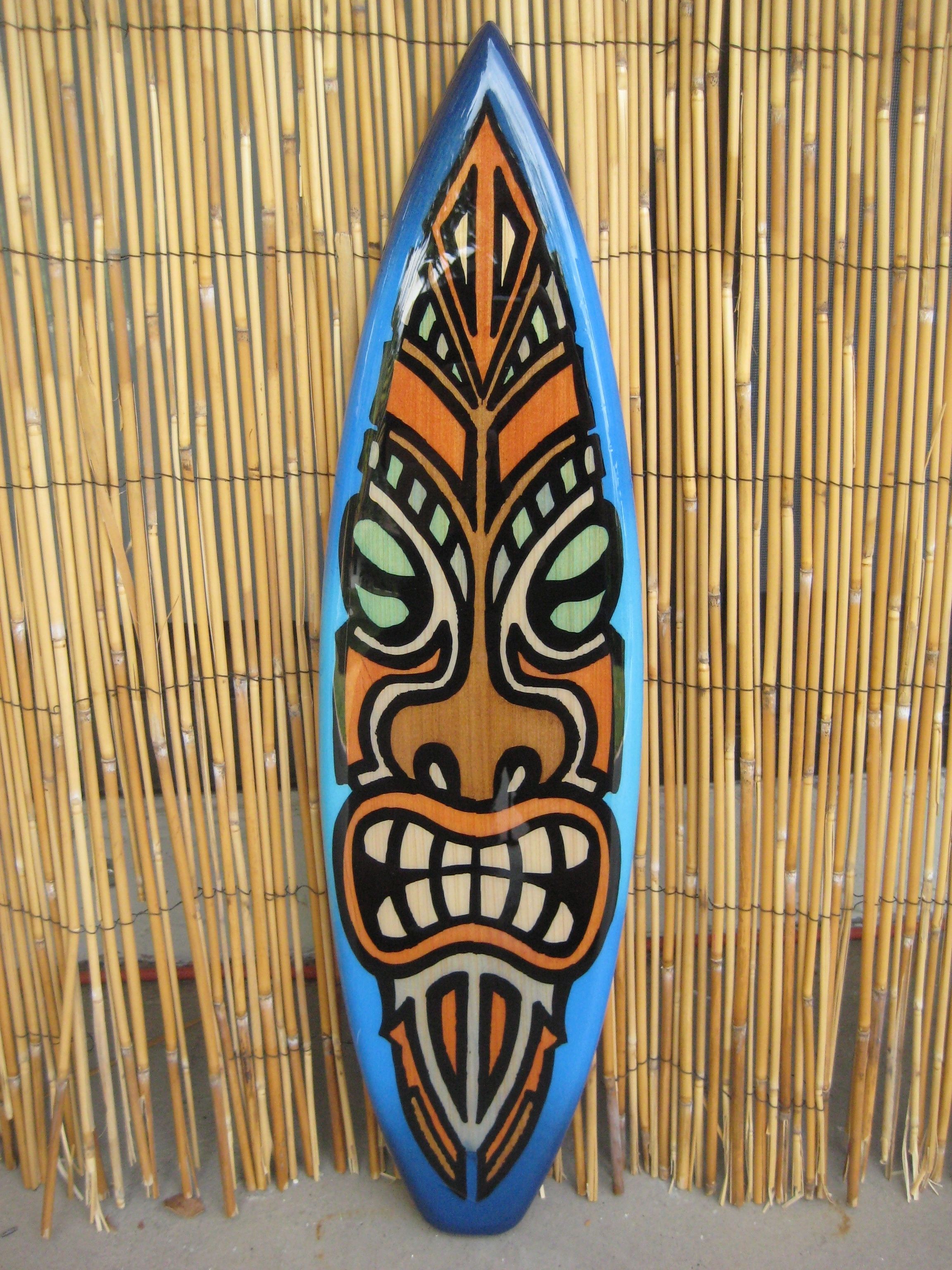 Most Popular Decorative Surfboard Wall Art Within The Warrior. From Our New "tiki Deck" Design (View 7 of 15)