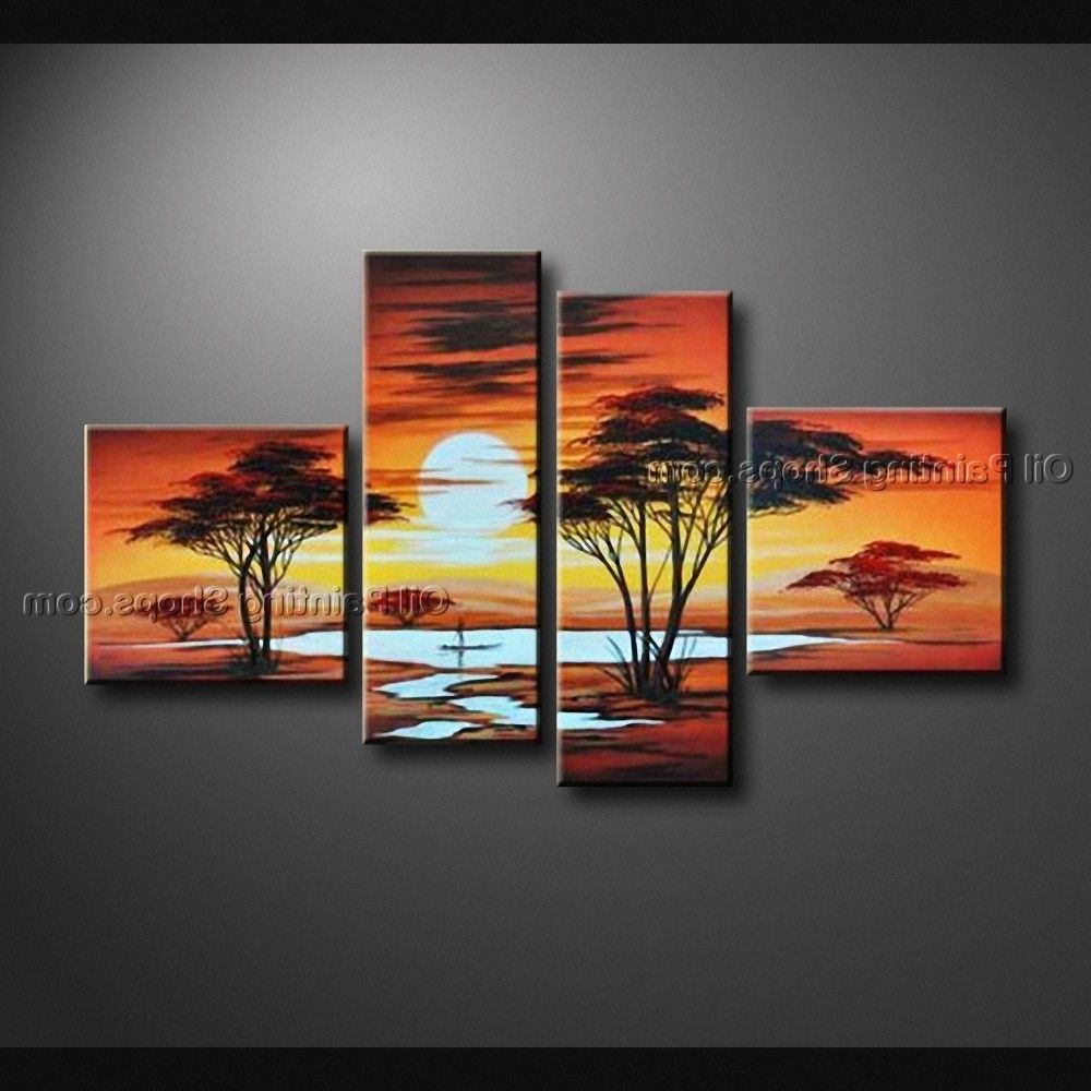 Most Recent Wall Art Designs 4 Piece Canvas Wall Art 4 Piece Wall Art Modern With 4 Piece Wall Art (View 1 of 15)