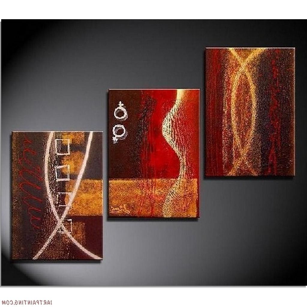 Most Recently Released Modern Abstract Wall Art Painting Inside Living Room : Big Canvas Simple Painting Living Room Cheap Canvas (View 11 of 15)