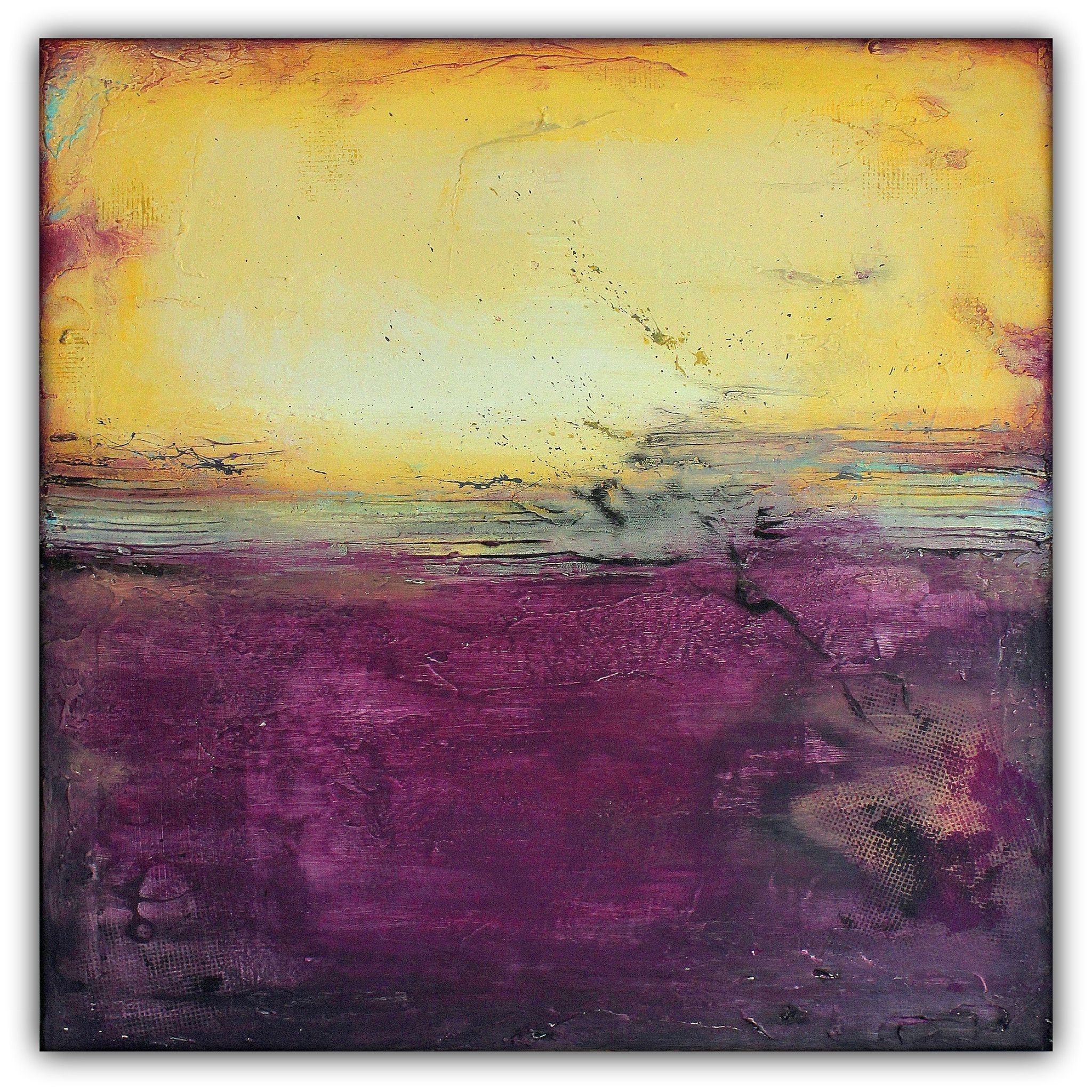 Most Recently Released Purple And Gold Abstract Art – Sold (View 13 of 15)
