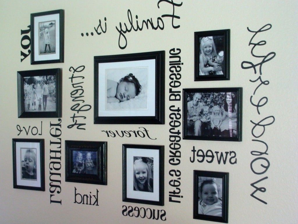 15 Ideas of Family Wall Art Picture Frames