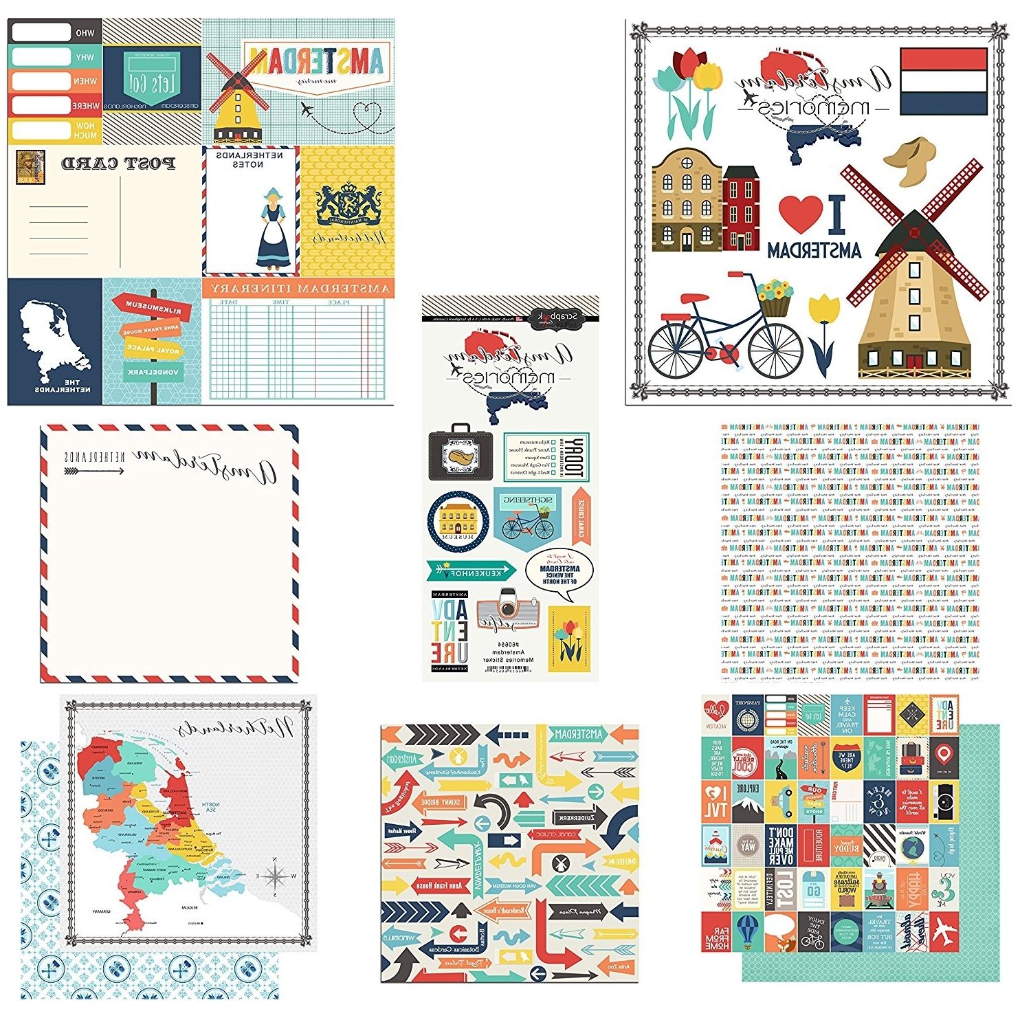 Newest Amazon: Scrapbook Customs Themed Paper & Stickers Scrapbook For Paris Themed Stickers (View 10 of 15)