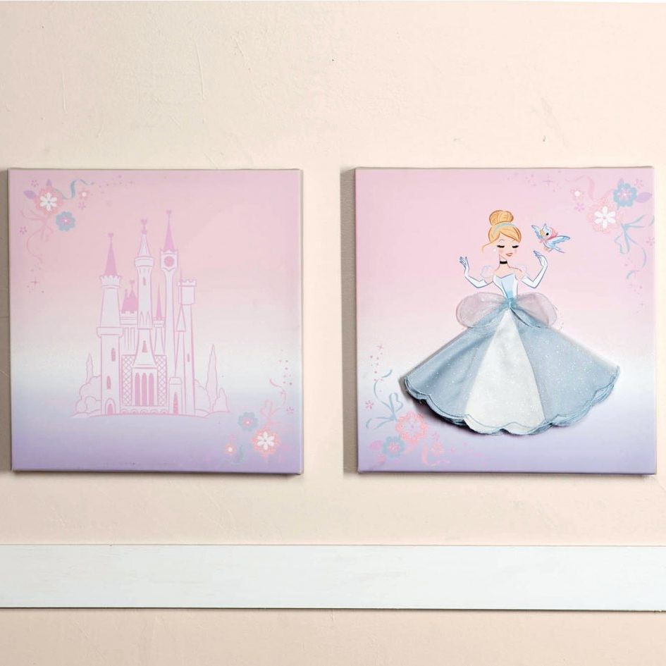Newest Princess Canvas Wall Art Pertaining To Decorations (View 2 of 15)
