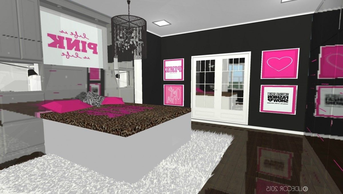 Newest Victoria's Secret Pink Inspired Bedroom – Ljdecor Intended For Victoria Secret Wall Art (View 5 of 15)