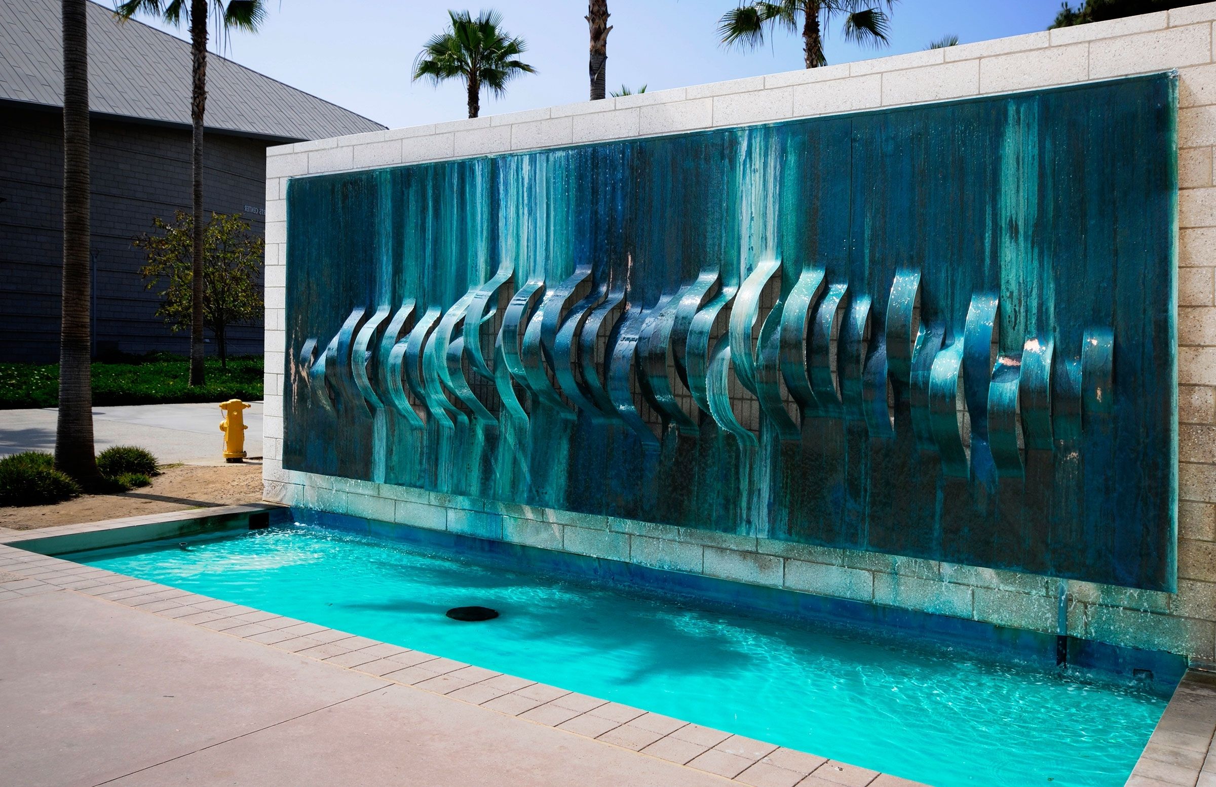 Outdoor Wall Sculpture Art Within Newest It Will Be A Great Options For Outdoor Water Wall Design To Be (View 10 of 15)