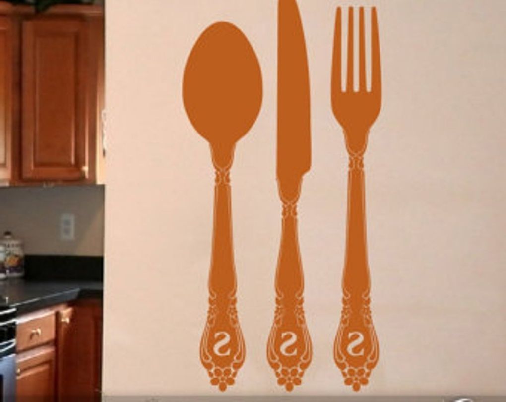 Oversized Cutlery Wall Art Pertaining To Widely Used Oversized Spoon And Fork Wall Decor Target (View 11 of 15)