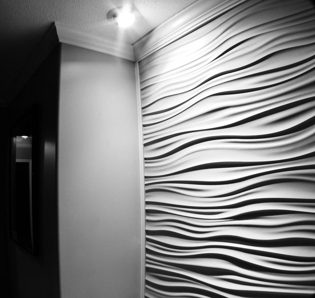 Paper Wave Wall Panels : How To Paint Wave Wall Panels Inside Trendy Waves 3d Wall Art (View 6 of 15)