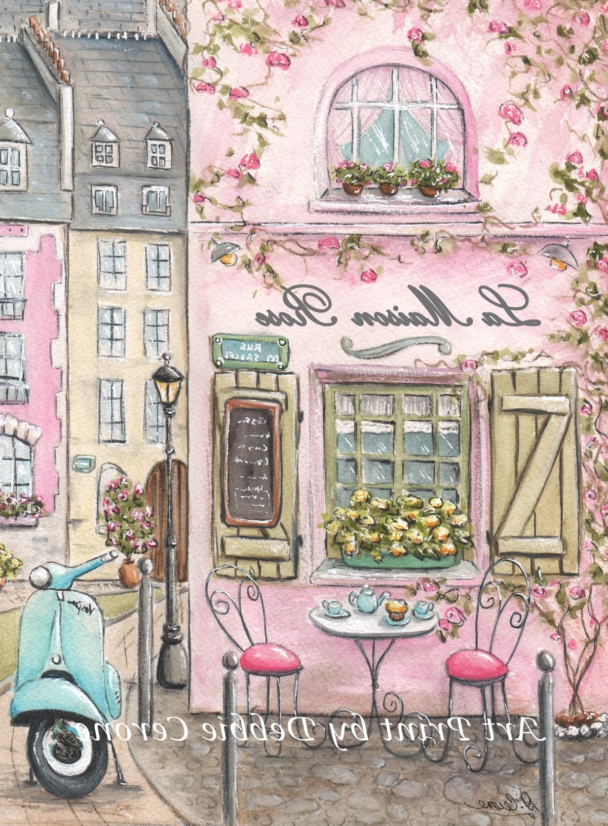 Paris Theme Wall Art With Regard To Most Up To Date Paris Bedroom Decor, Nursery Girl Paris Art, Paris Decor (View 12 of 15)