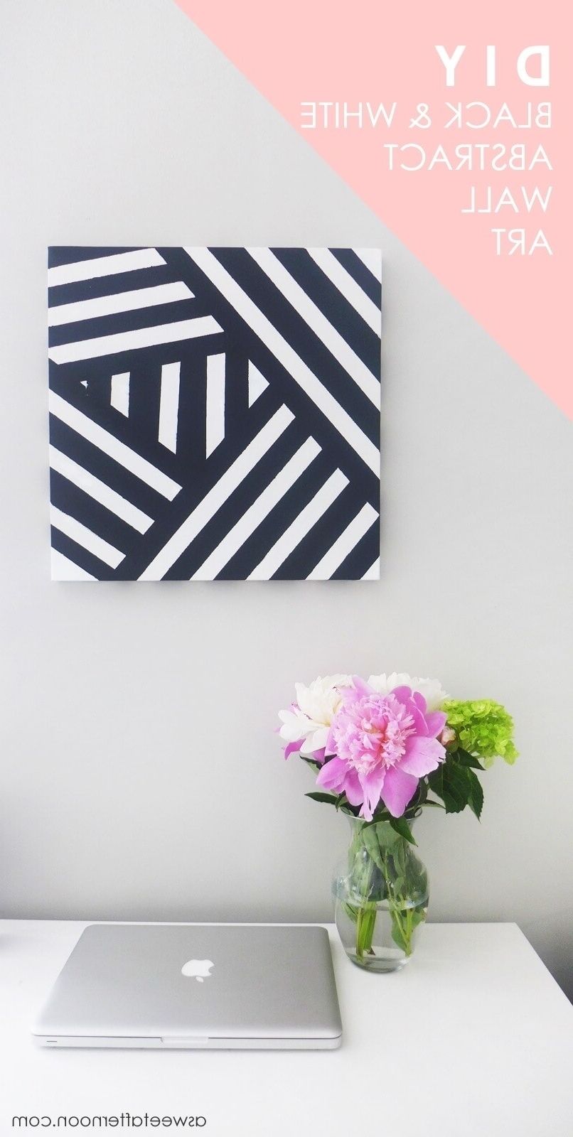 Pink And White Wall Art Regarding Well Liked 36 Best Diy Wall Art Ideas (designs And Decorations) For  (View 6 of 15)