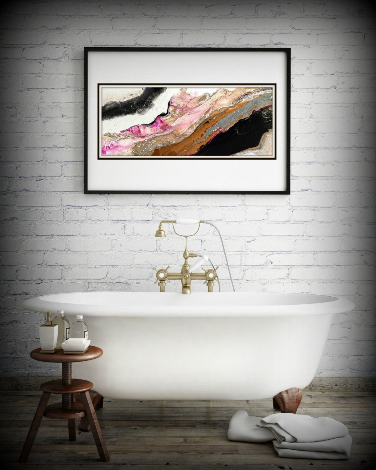 Pink And White Wall Art Within Most Recent Black And White Art, Pink And Brown Art Prints, Fine Art Prints (View 7 of 15)
