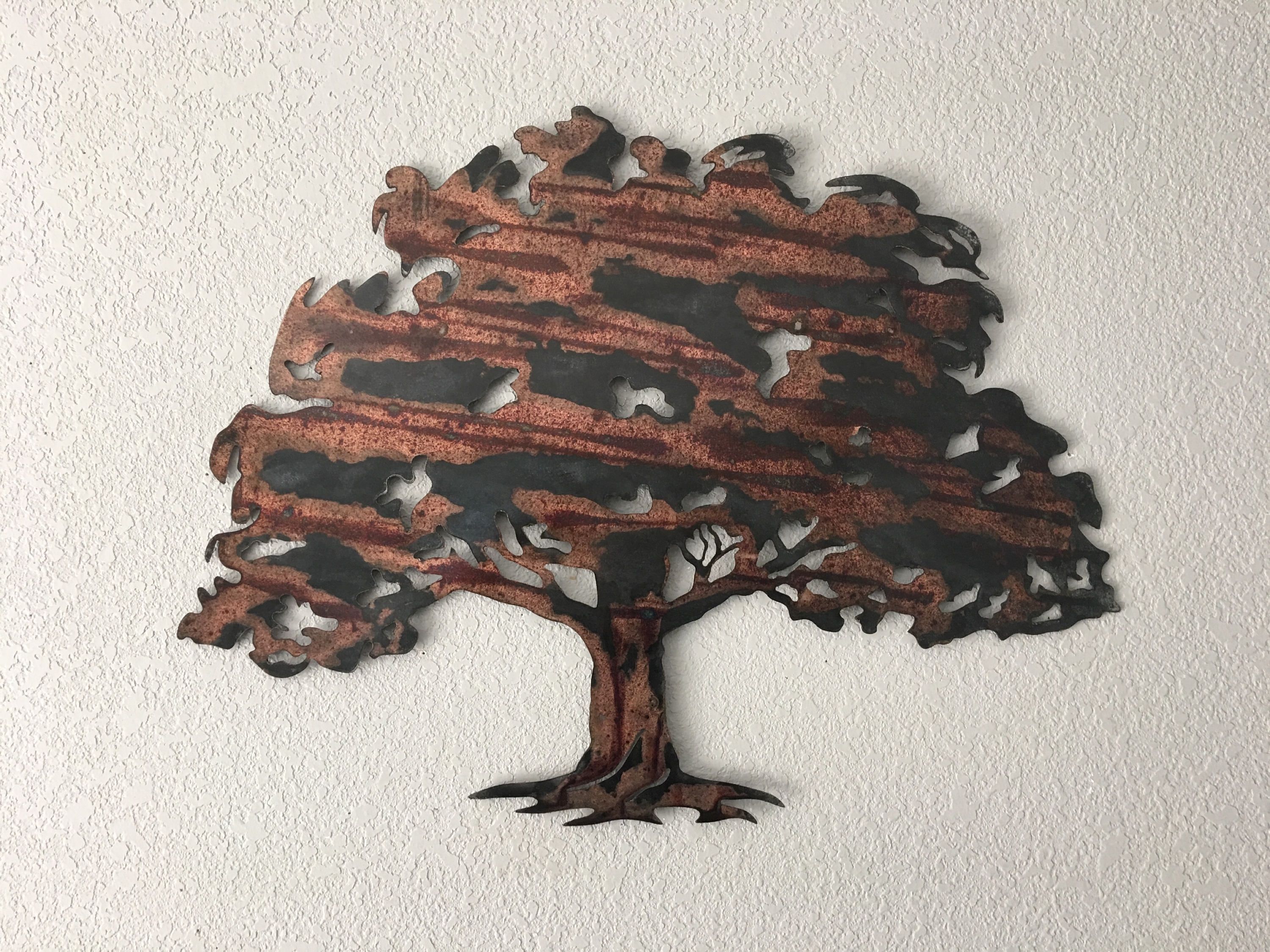 Popular Metal Oak Tree Wall Art In Oak Tree – Metal Tree Art – Wall Art (View 4 of 15)