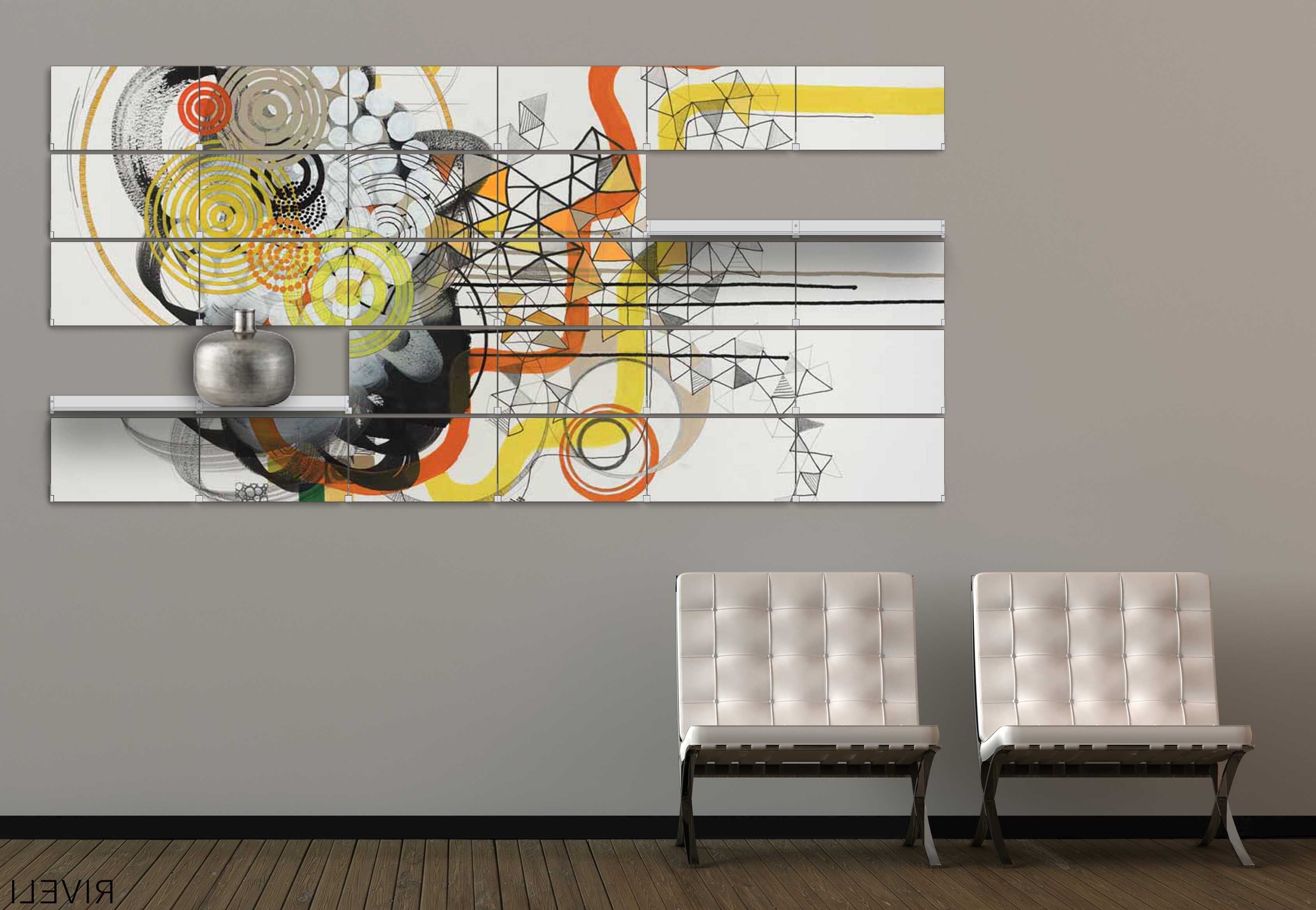 Popular Wall Art For Office Space Inside Concept: Wall Art With Drop Shelves (View 7 of 15)