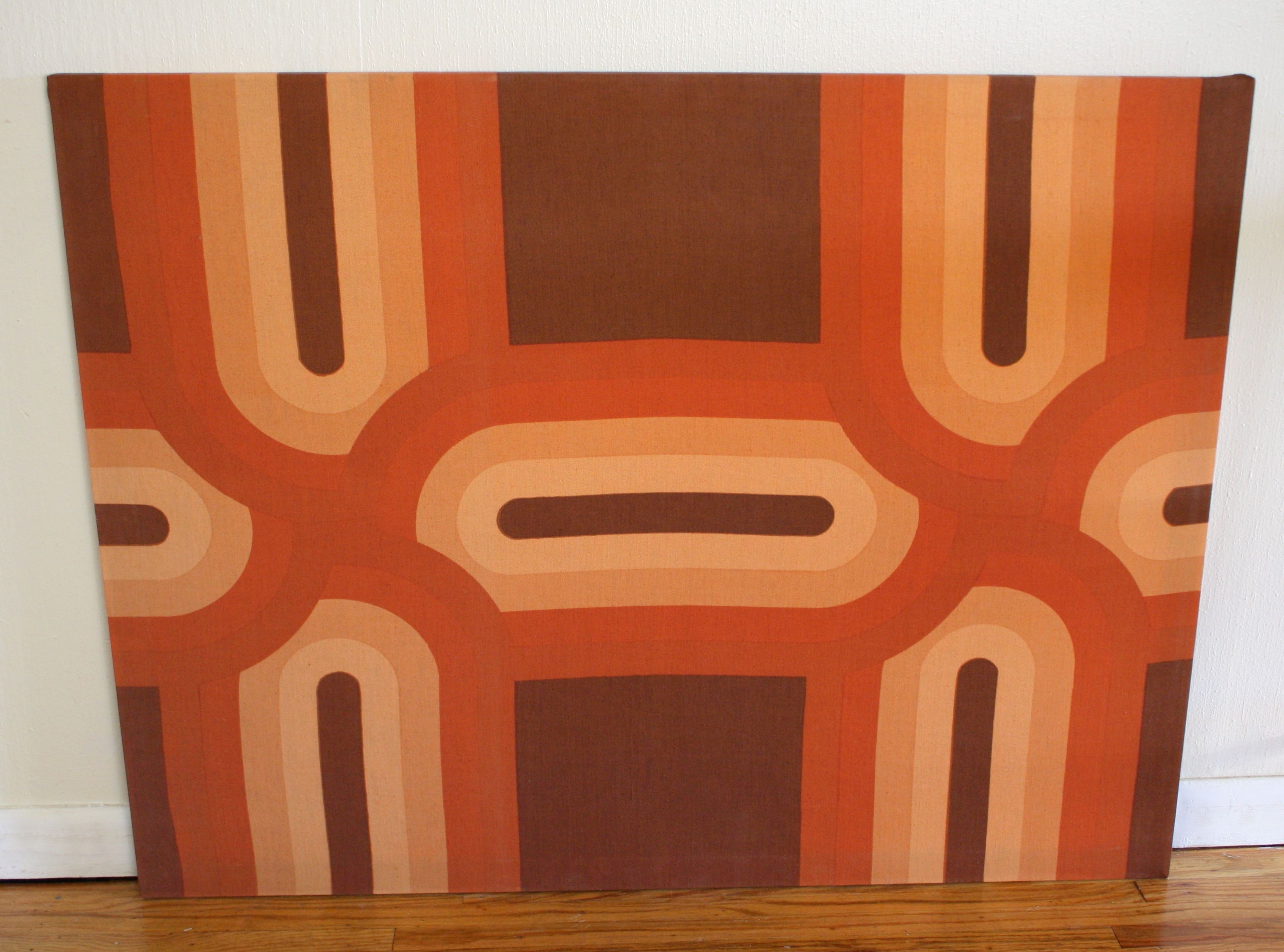 Preferred Stretched Fabric Wall Art Intended For Vintage Retro Fabric Wall Art (View 4 of 15)