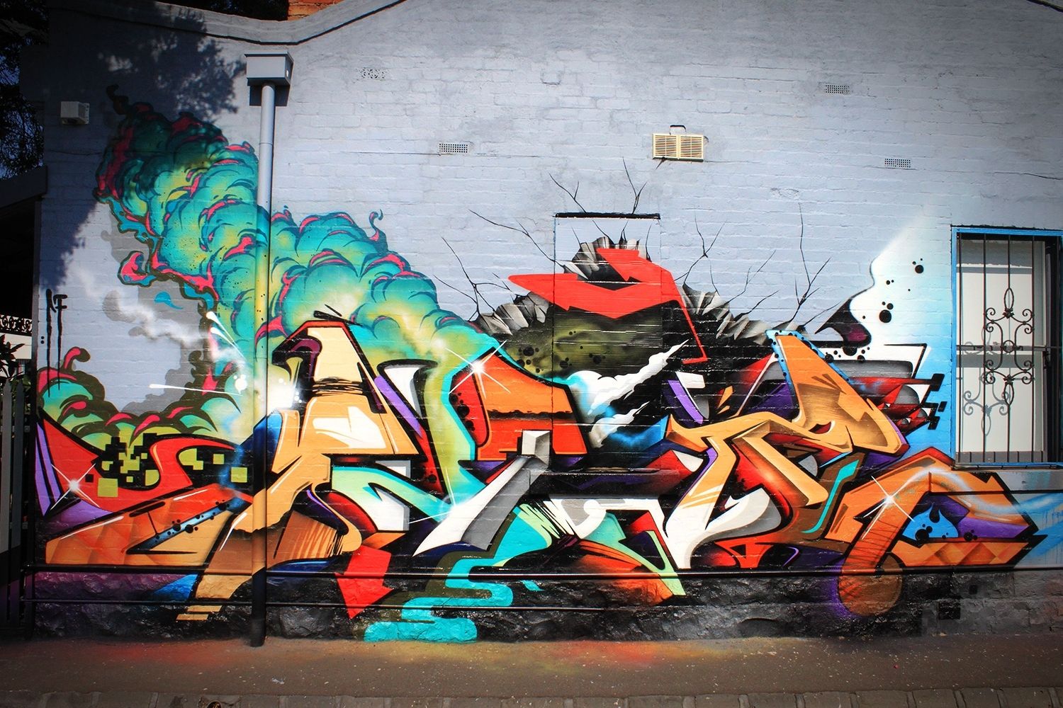 Recent Sirum Graffiti Wall Art Background – Wallpaper (View 5 of 15)