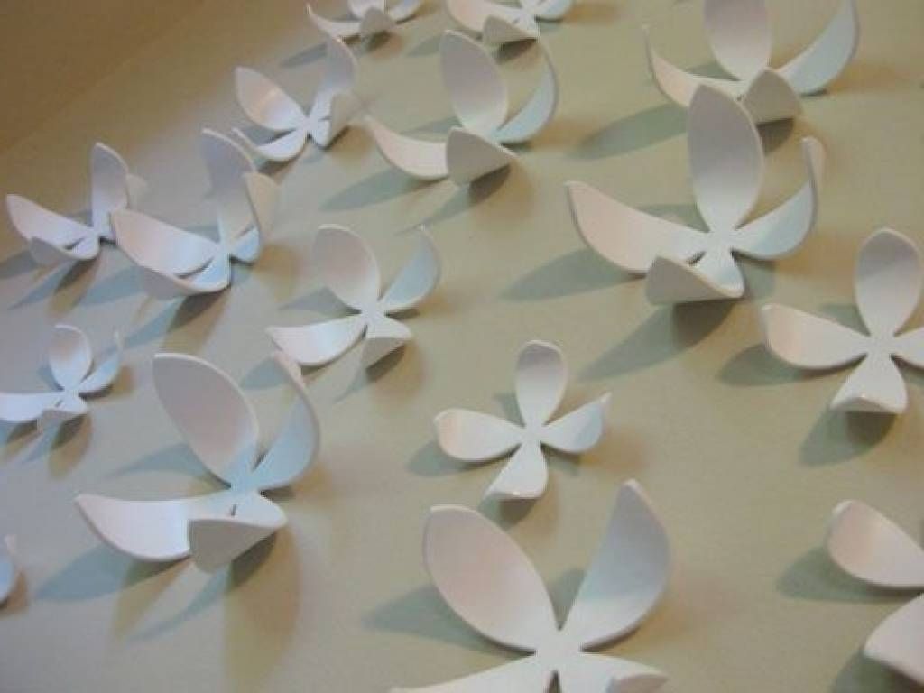 Recent Umbra 3d Flower Wall Art With Regard To Diy 3d Flower Canvas Wall Art Diy Mothers Day Gift Youtube (View 9 of 15)