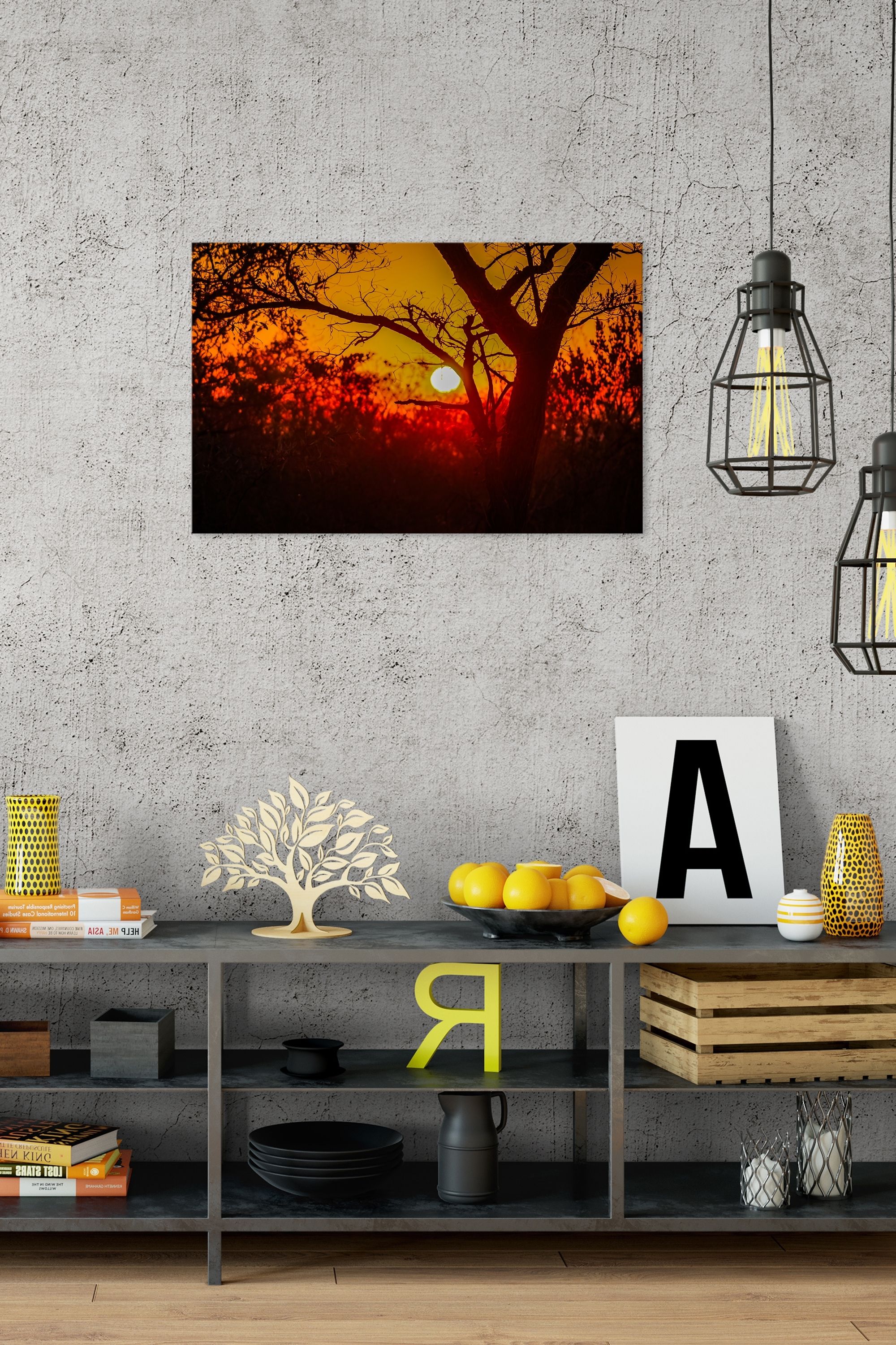 Red And Yellow Wall Art With Most Recently Released Savannah Sunrise – Rogue Aurora Photography (View 11 of 15)
