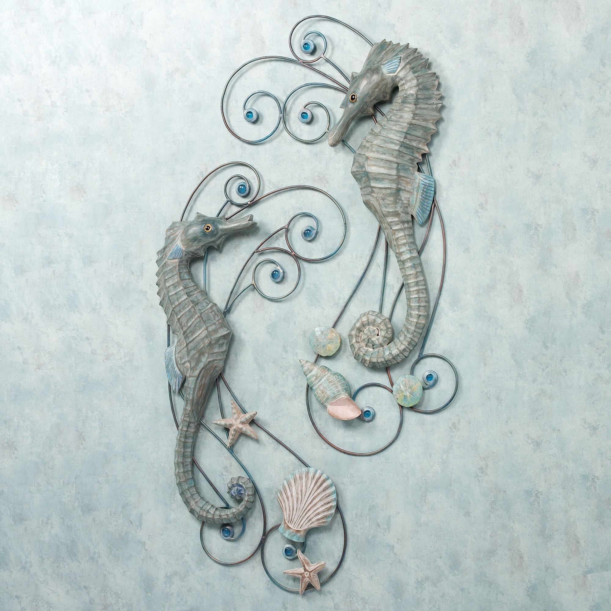 Seahorse Serenade Wall Sculpture Set Intended For Fashionable Sea Horse Wall Art (View 14 of 15)