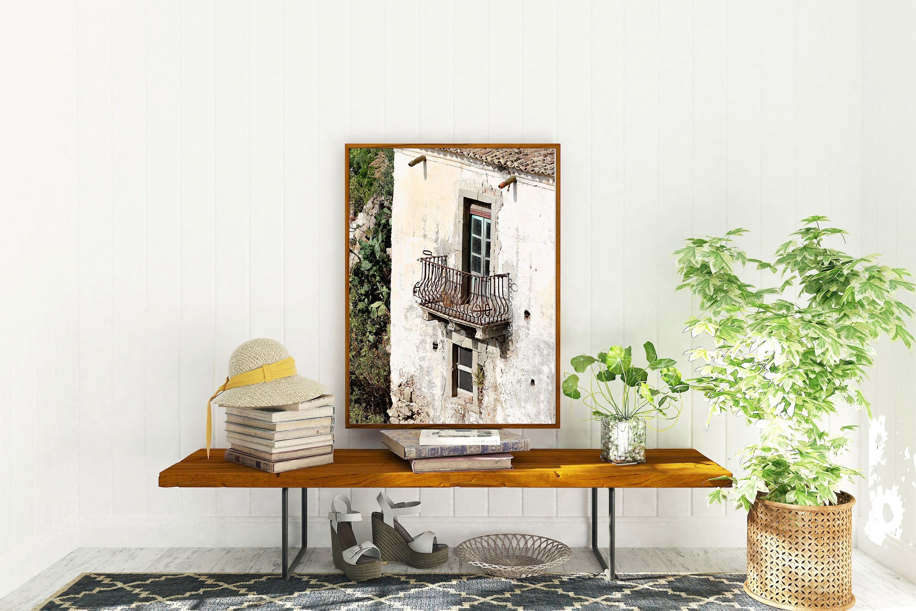 Sicily Italy Photography – Balcony Print – Rustic Italian Decor Within Most Up To Date Rustic Italian Wall Art (View 9 of 15)