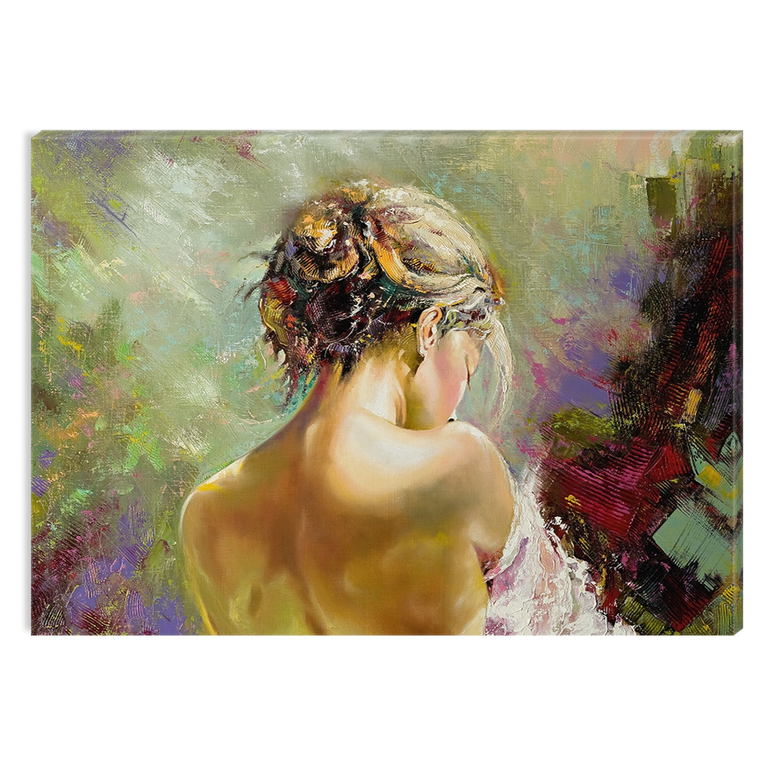 Startonight Canvas Wall Art Sexy Woman's Back Usa Design For Home Within Most Recent Sensual Wall Art (View 14 of 15)