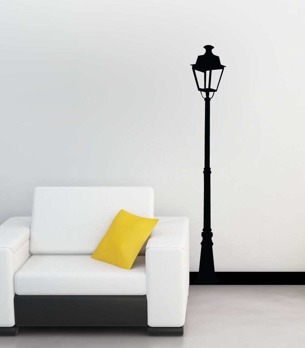 Street Wall Art Decals Within Most Recently Released Street Lamp Wall Decal – Gas Lamp Wall Sticker – Old Fashioned (View 4 of 15)