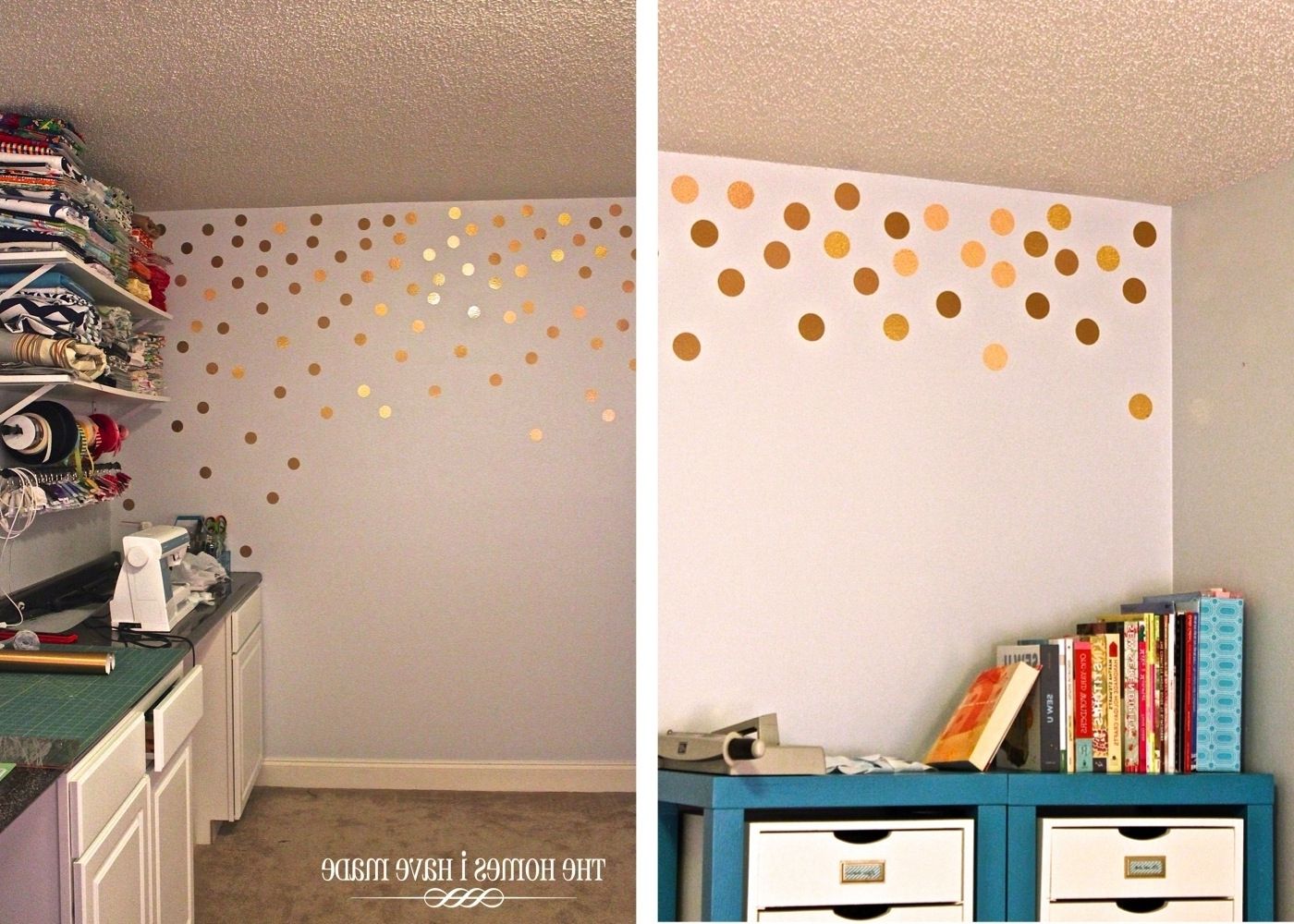 The Homes I Have Made For Most Recently Released Gold Wall Art Stickers (View 6 of 15)