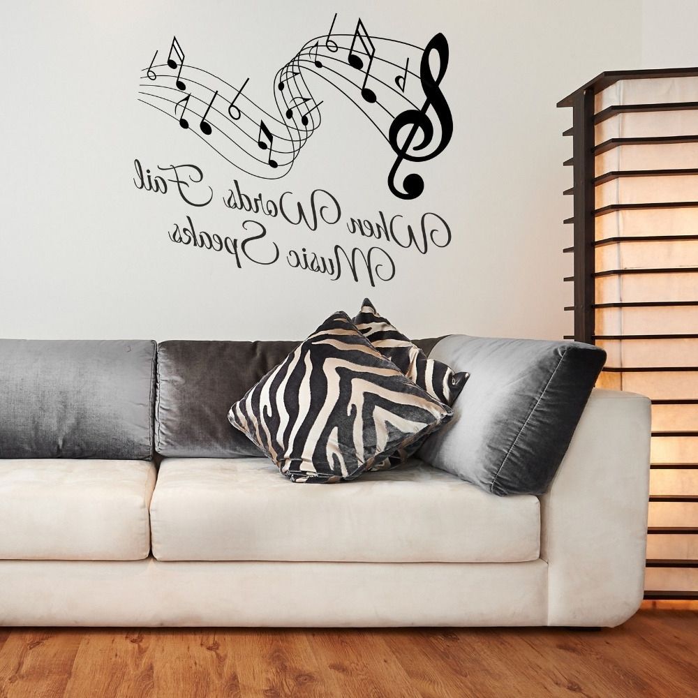 Trendy Music Note Wall Art Decor Intended For 20 Photos Music Note Wall Art Wall Art Ideas (View 1 of 15)