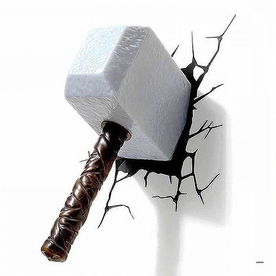 Trendy Wetherill Park 3d Wall Art For 3d Wall Art Thor Hammer Nightlight Lovely Top 20 Of Wetherill Park (View 6 of 15)