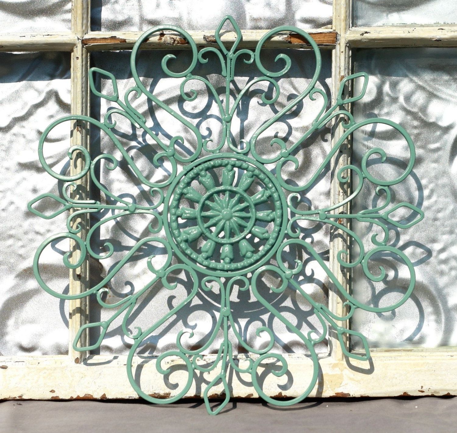 Trendy Wrought Iron Wall Decor/ Metal Wall Hanging/ Indoor/ Outdoor Metal With Outdoor Metal Art For Walls (View 3 of 15)