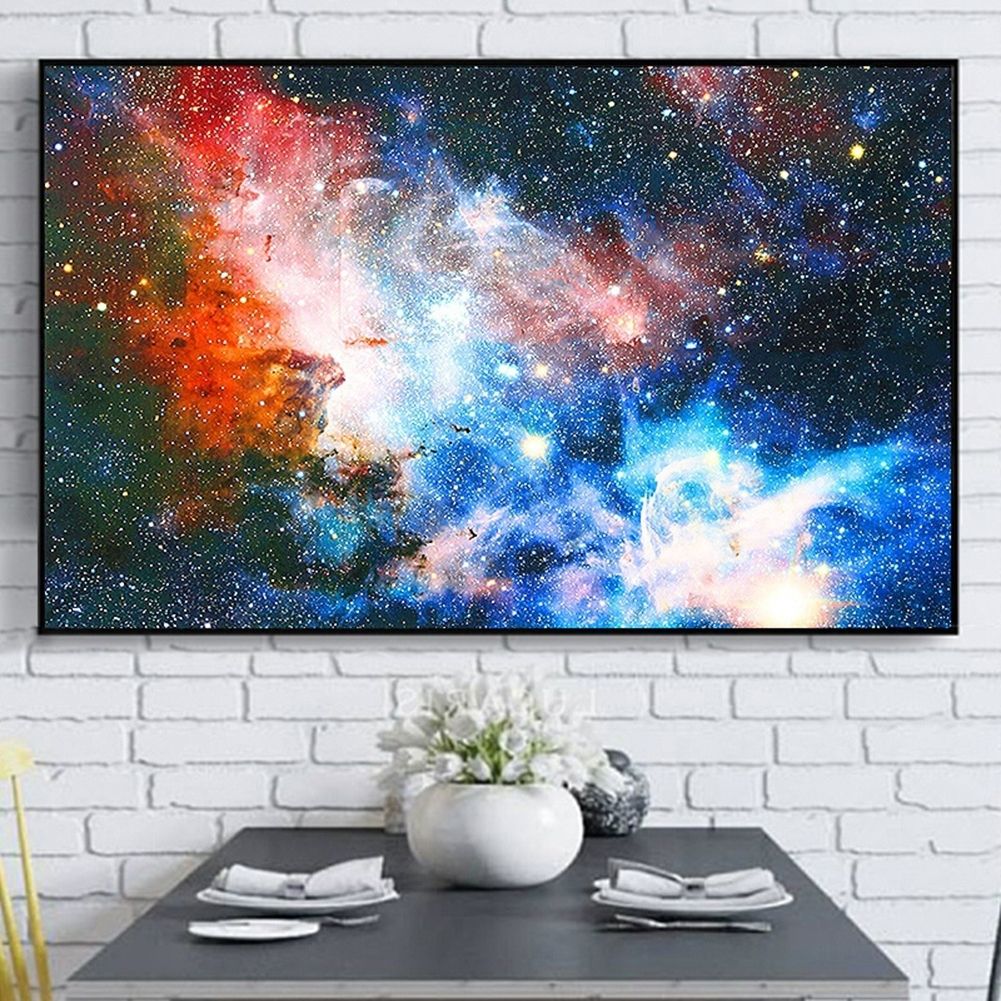 Unframed Galaxy Universe Planet Picture Decor Painting Wall Art With Regard To Preferred Exotic Wall Art (View 8 of 15)
