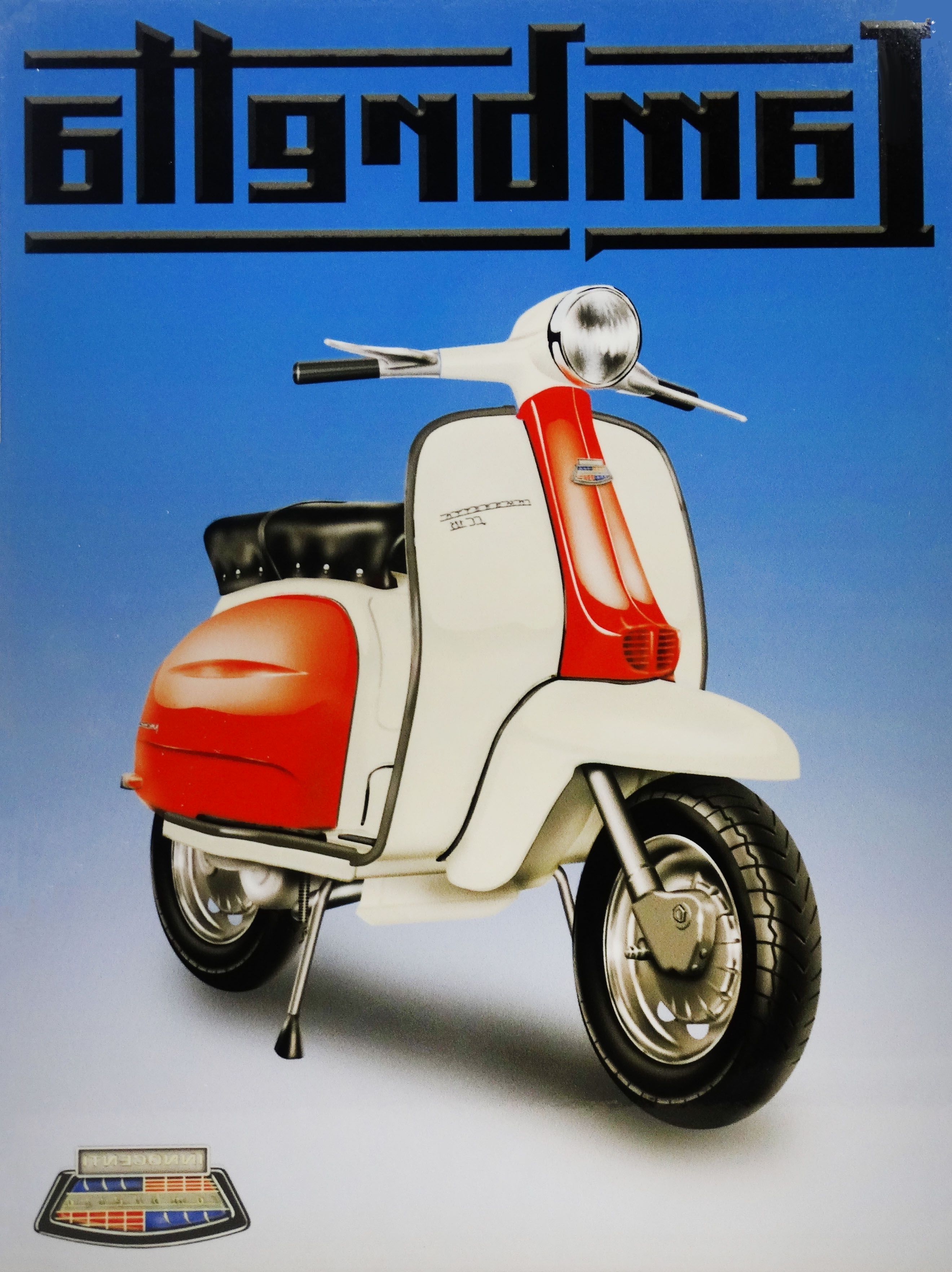 Vespa 3d Wall Art Pertaining To Famous Lambretta Scooters Perfect For Touring Europe (View 7 of 15)