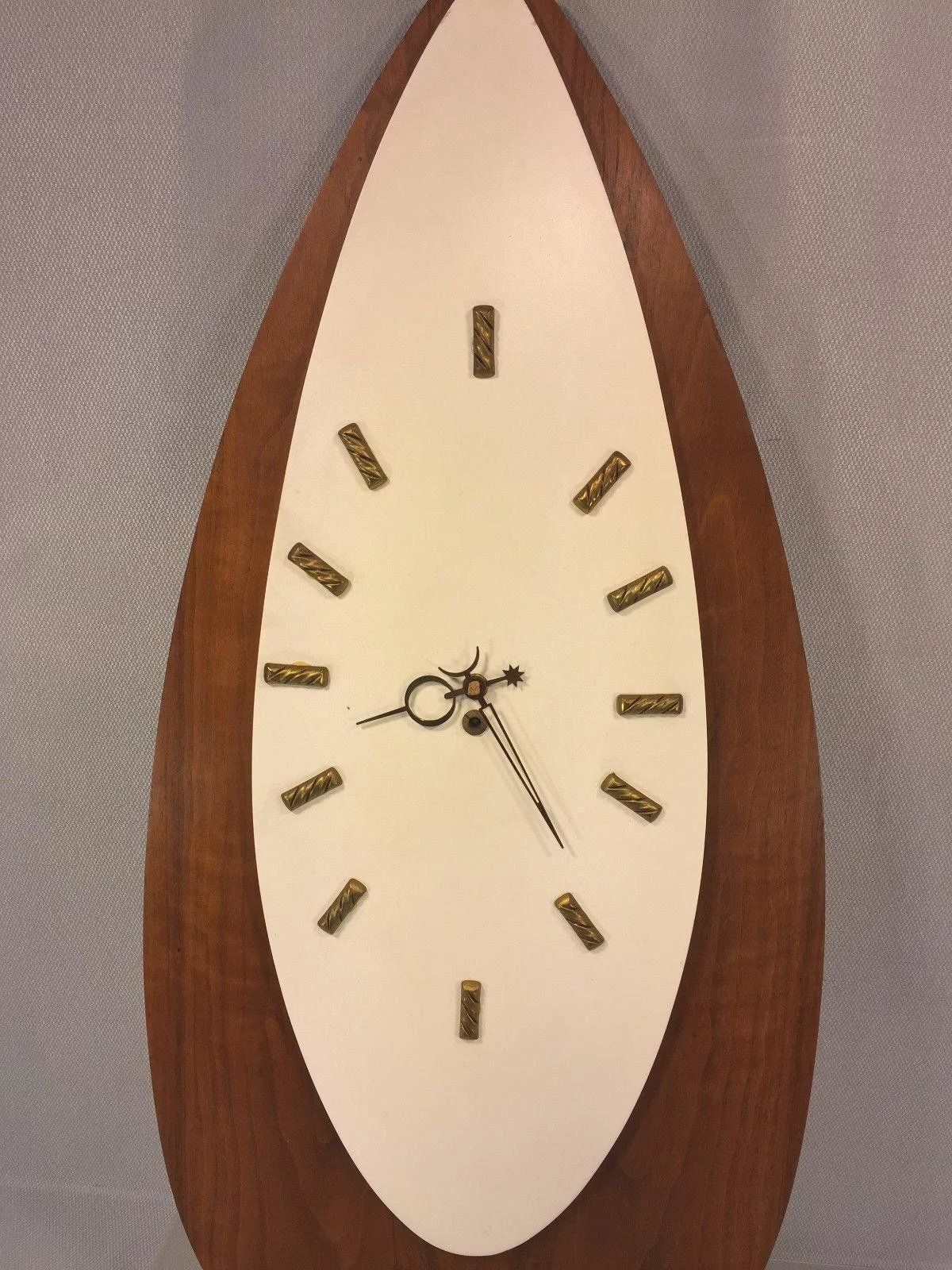 Vintage Modern Art Deco Duverdrey & Bloquel Wall Clock Runs Made Pertaining To Most Recently Released Art Deco Wall Clocks (View 9 of 15)