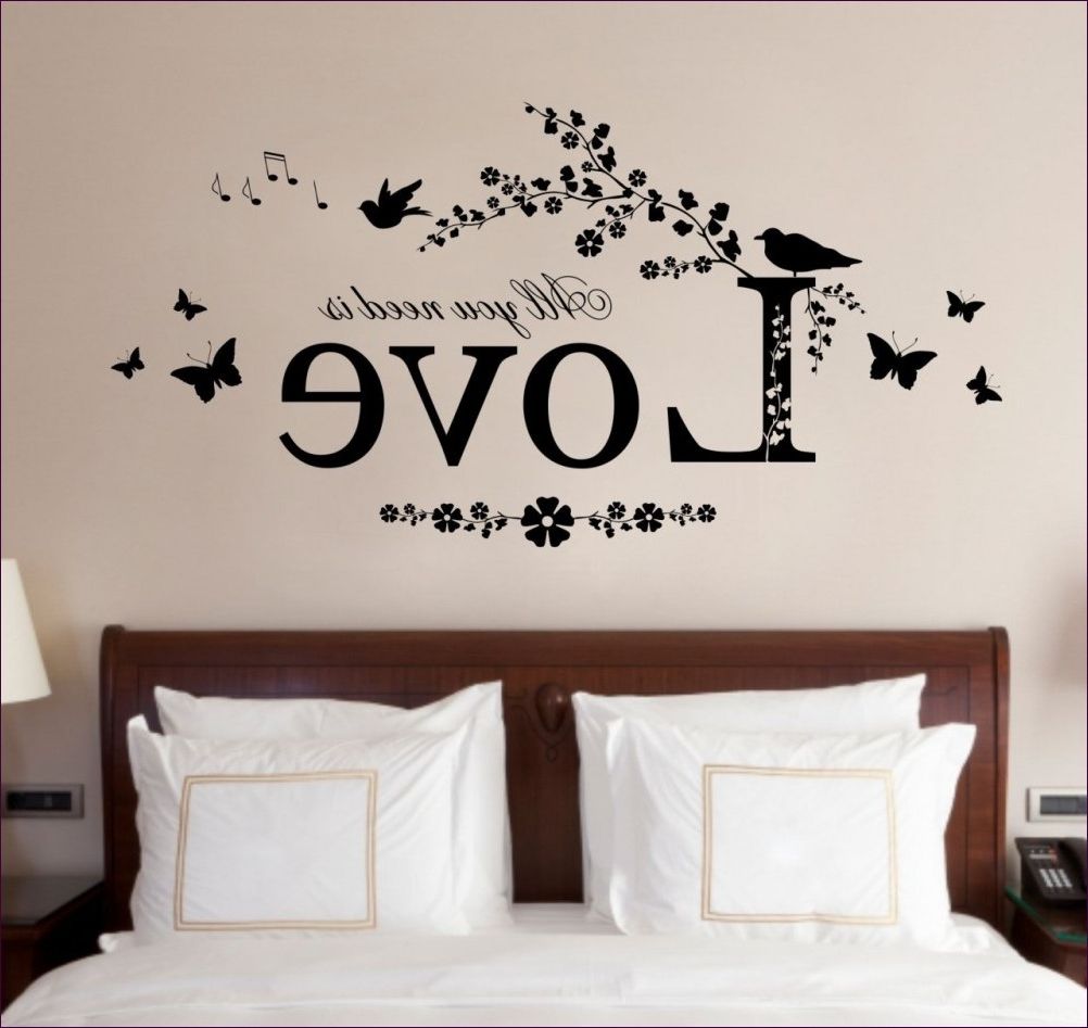 Wall Art For Bedrooms With Regard To Well Known Wall Art Decals For Bedroom (View 2 of 15)