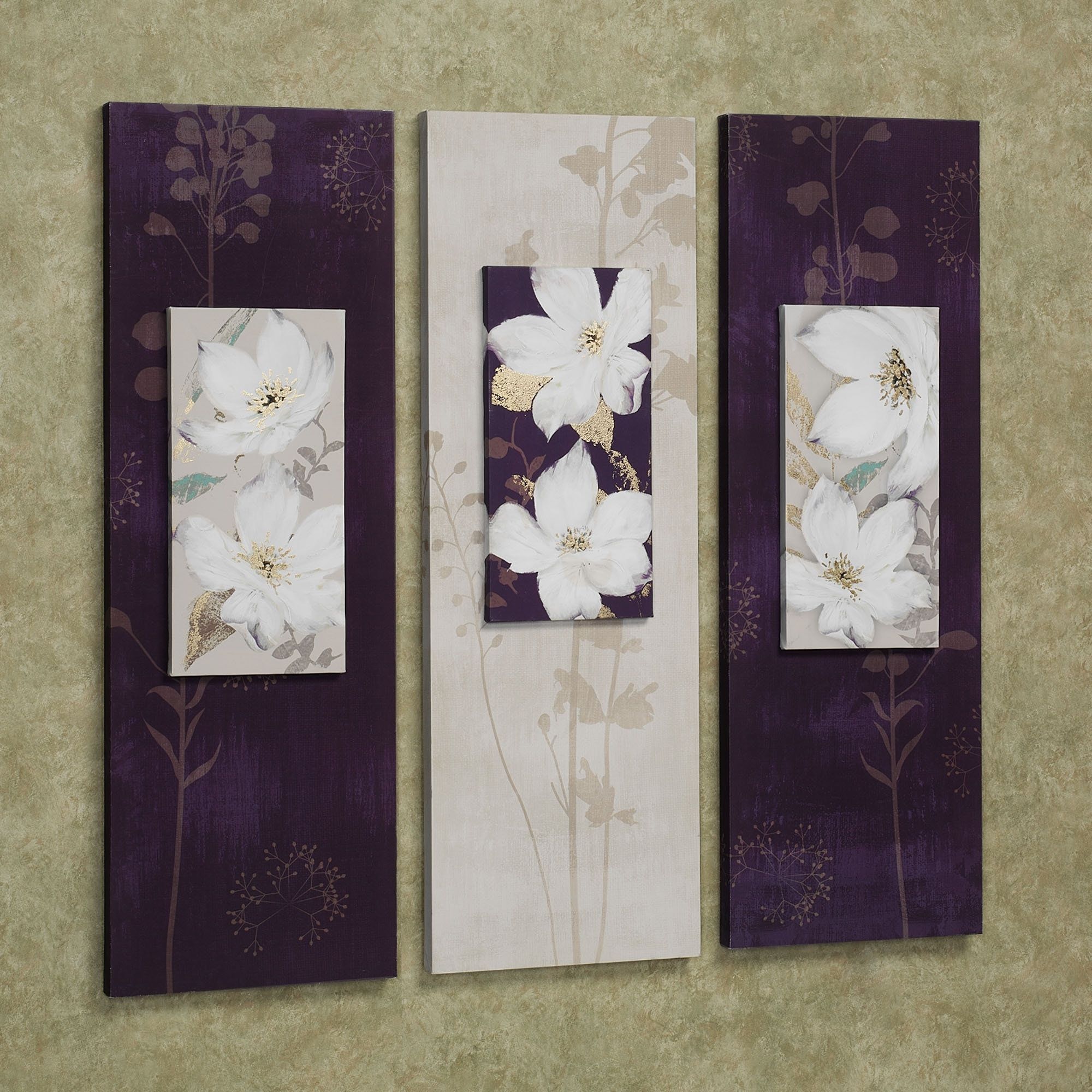 Wall Art Sets, Canvases For Most Popular Plum Coloured Wall Art (View 8 of 15)