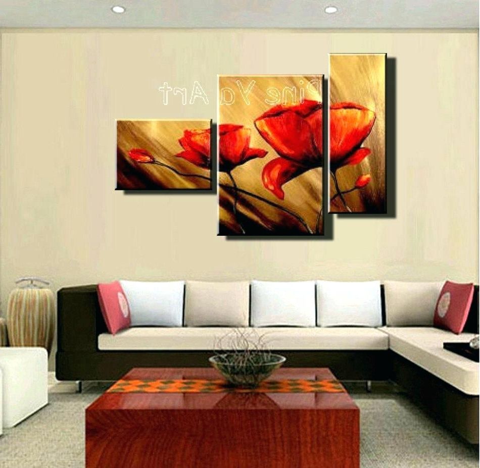 Wall Arts ~ Forest Wall Art Set Of 3 3 Piece Wall Decor Set Wall Pertaining To Most Popular Canvas Wall Art Sets Of  (View 5 of 15)