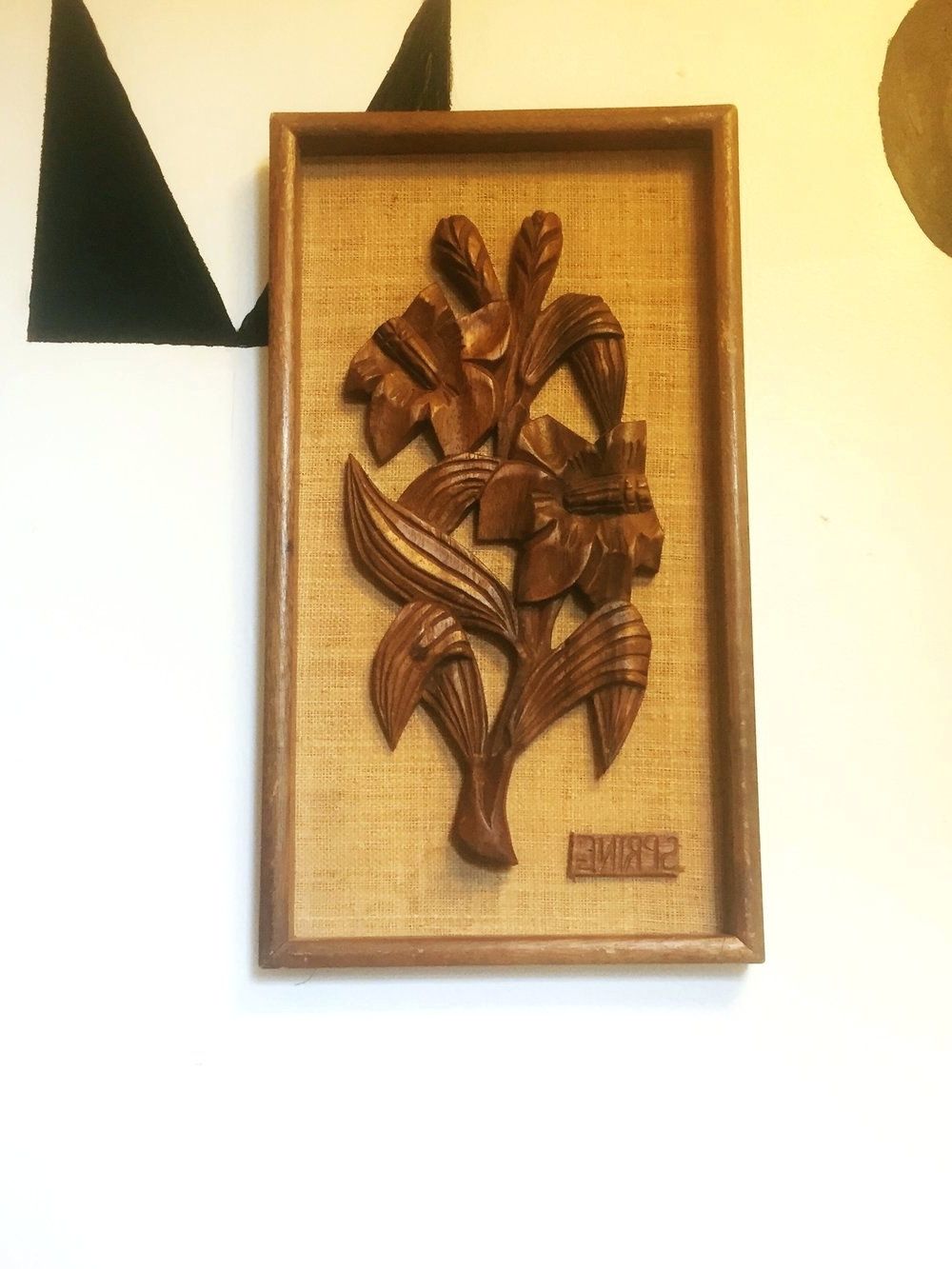 Wall Arts ~ Vintage Carved Wood Wall Art Old Wooden Wall Art Pertaining To Most Popular Seasonal Wall Art (View 13 of 15)