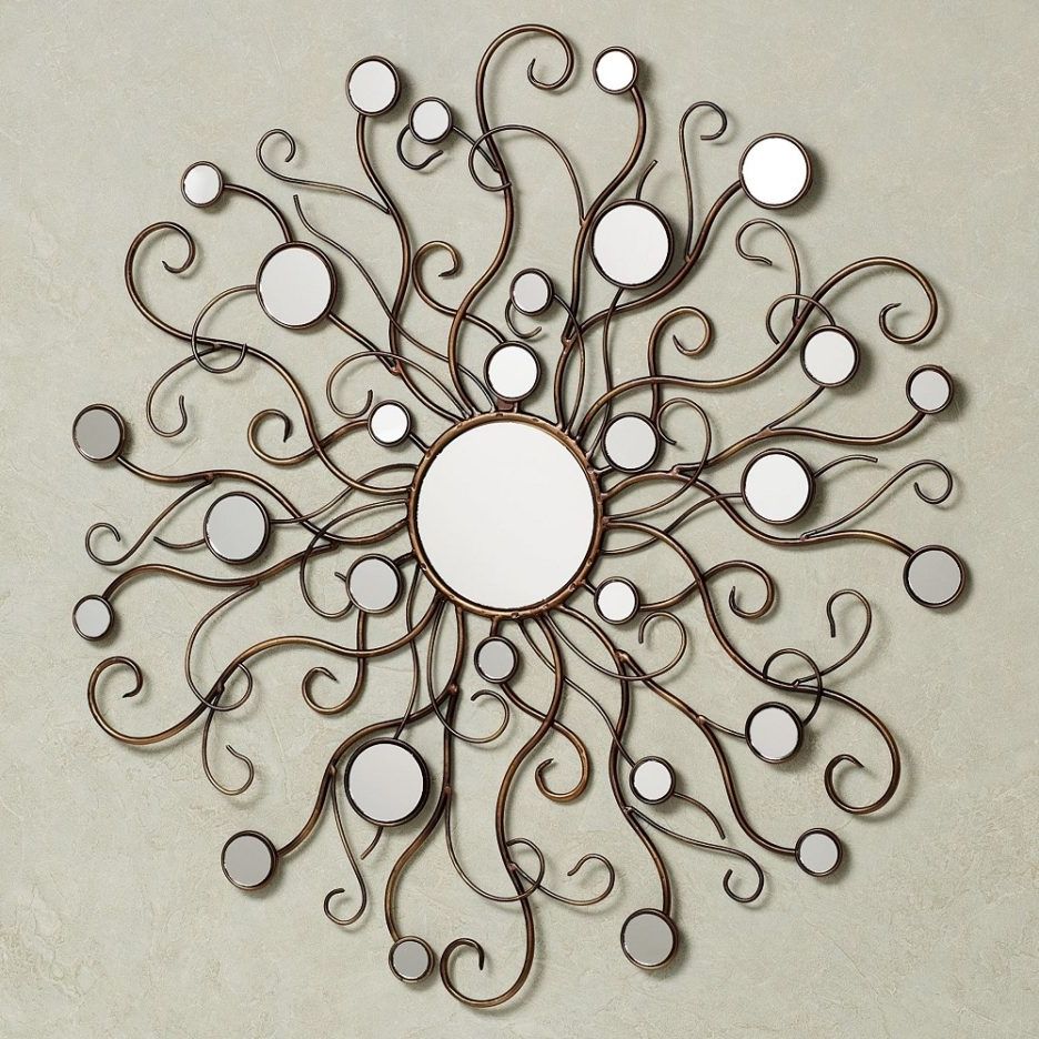 Well Known Affordable And Unique Metal Mirror Wall Decor With Round Wall With Small Round Mirrors Wall Art (View 7 of 15)