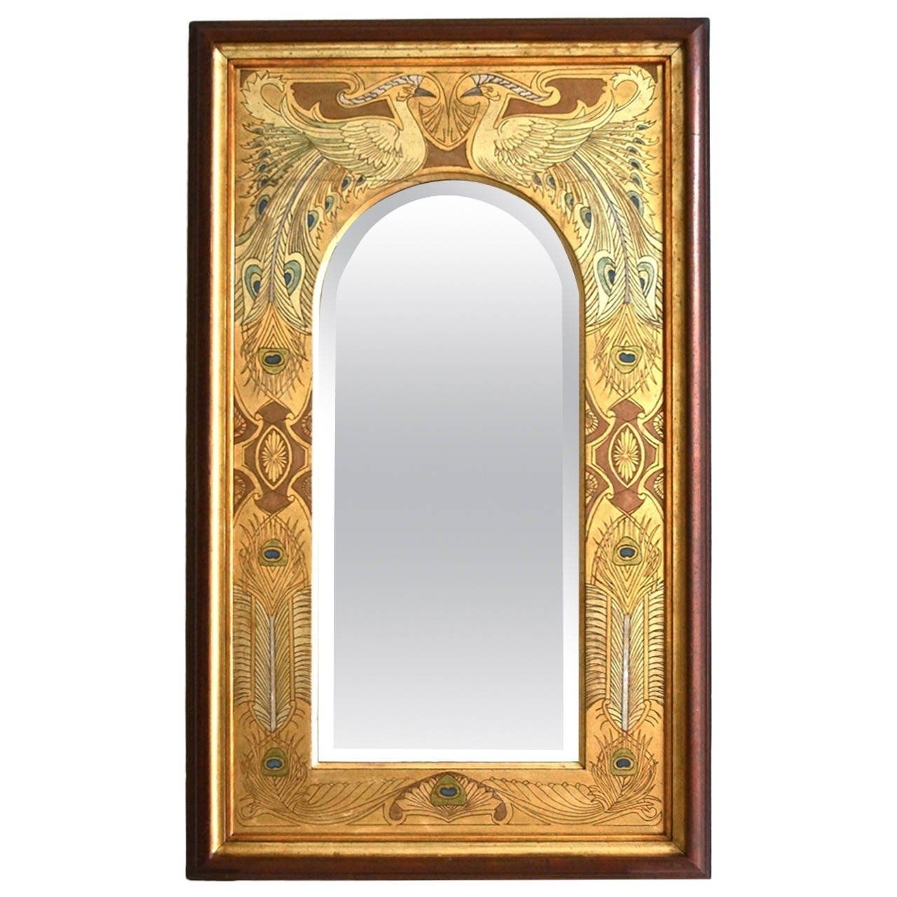 Well Known Art Nouveau Wall Decals Regarding Art Nouveau Wall Mirrors For Sale – Large Art Deco Wall Mirrors Uk (View 12 of 15)