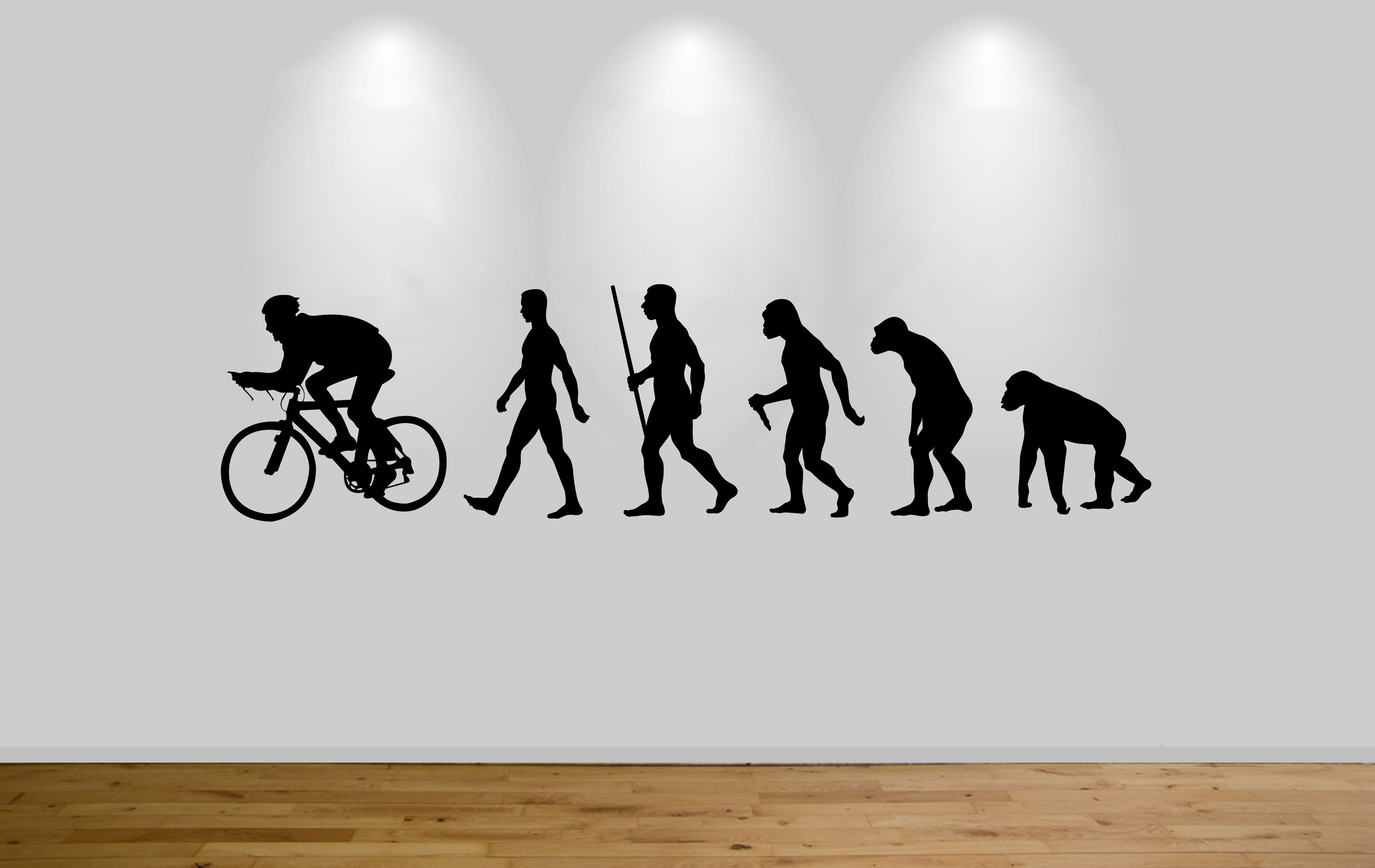 Well Known Cycling Wall Art Intended For Juko Cyclist Evolution Wall Sticker Decal Bedroom Wall Art Cycle (View 1 of 15)